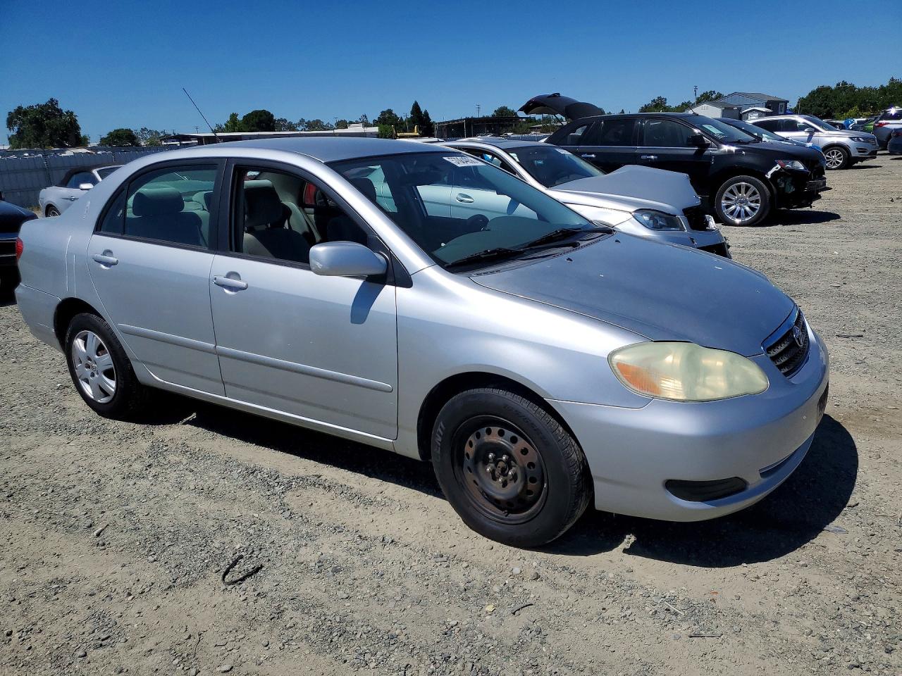 2006 Toyota Corolla Le Silver vin: JTDBR32E760091012