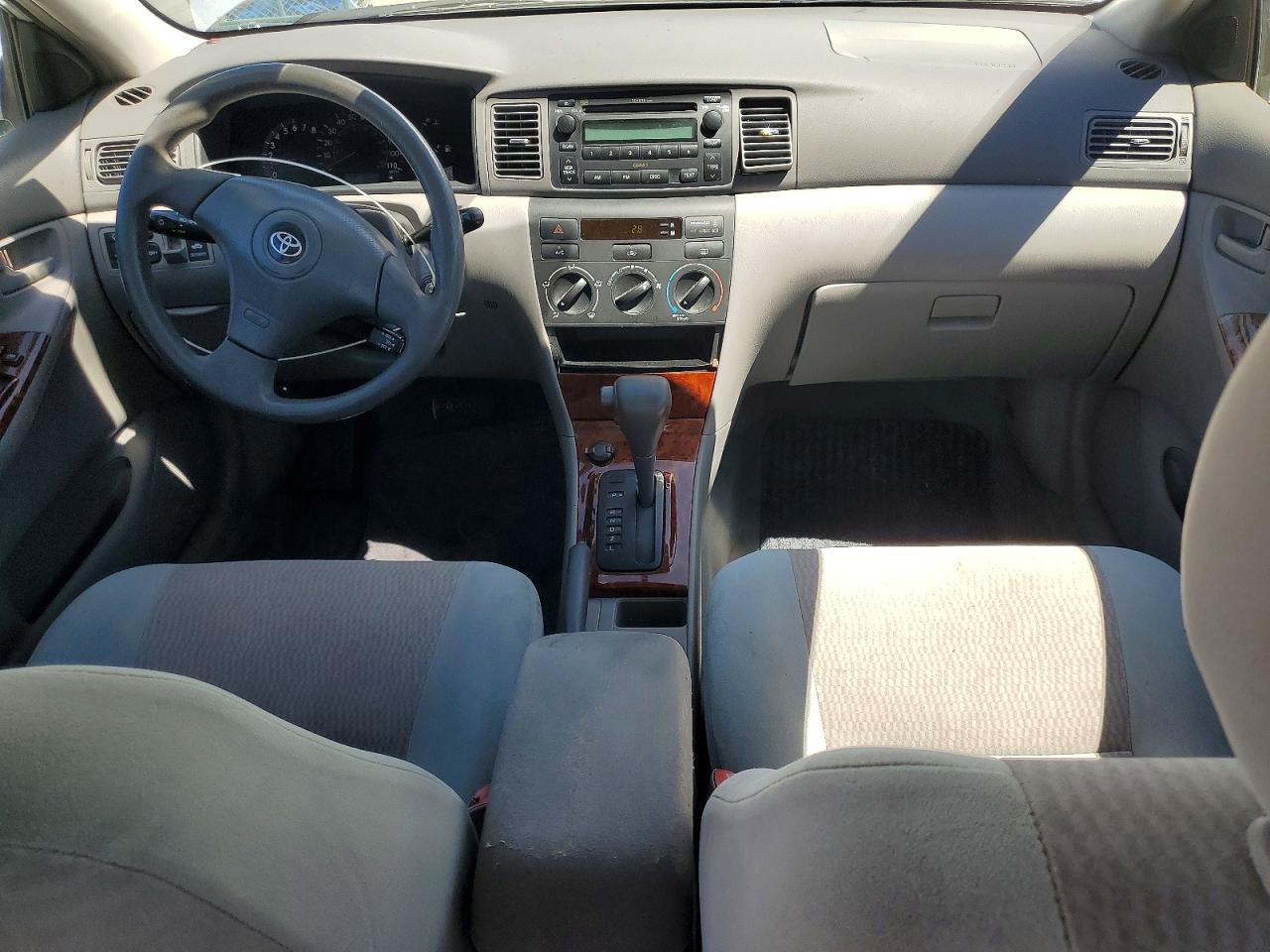 2006 Toyota Corolla Le Silver vin: JTDBR32E760091012