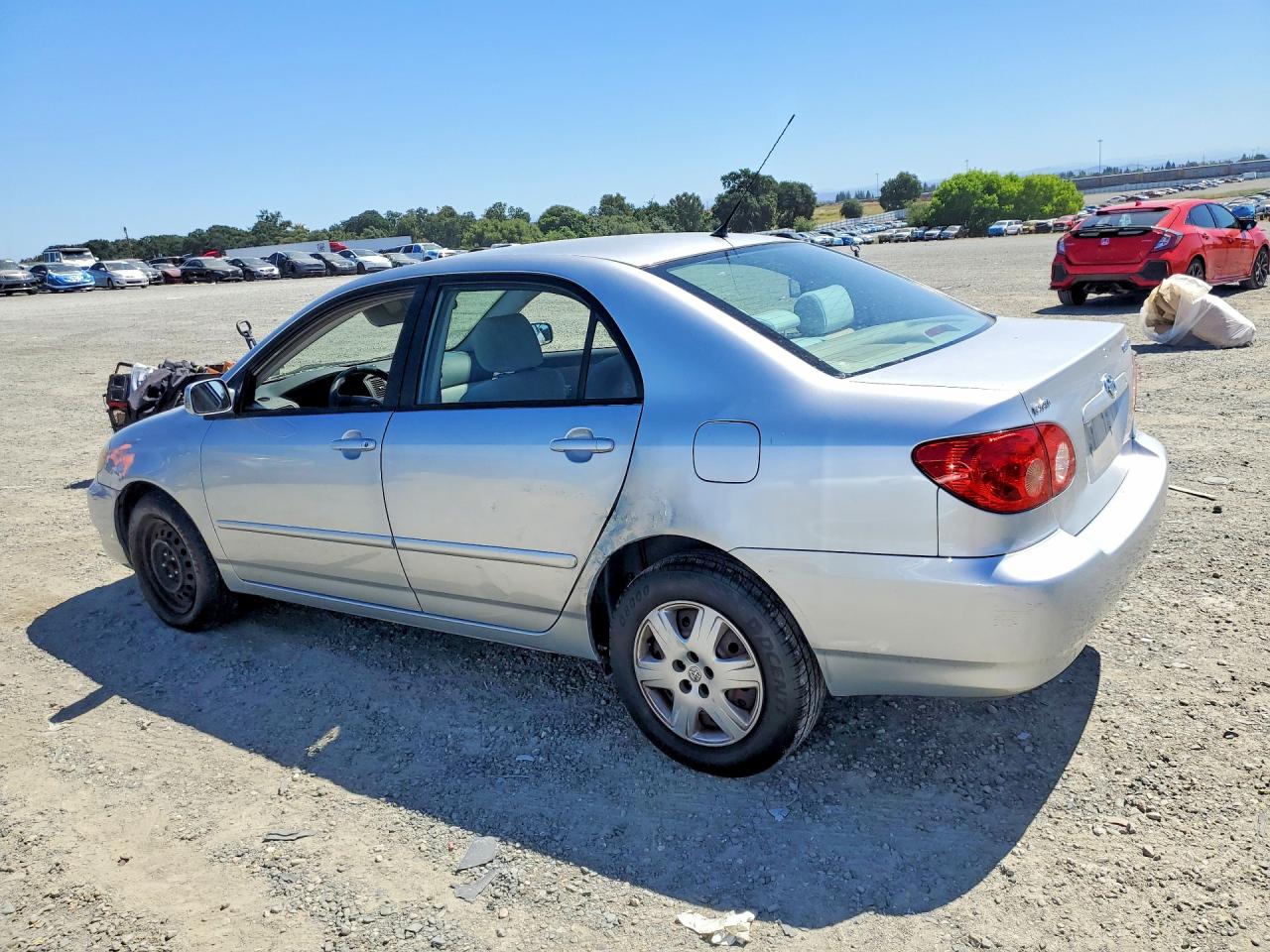 2006 Toyota Corolla Le Silver vin: JTDBR32E760091012