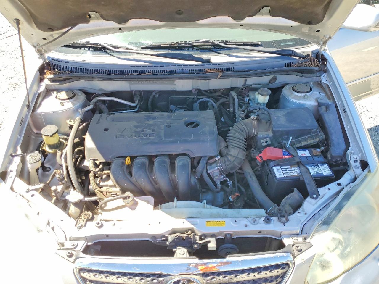 2006 Toyota Corolla Le Silver vin: JTDBR32E760091012