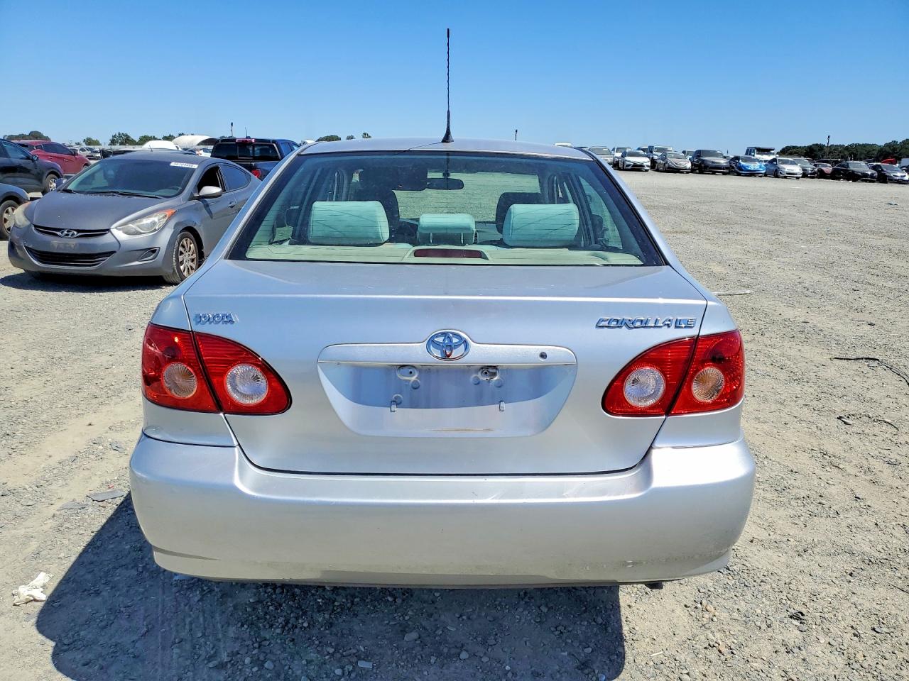 2006 Toyota Corolla Le Silver vin: JTDBR32E760091012
