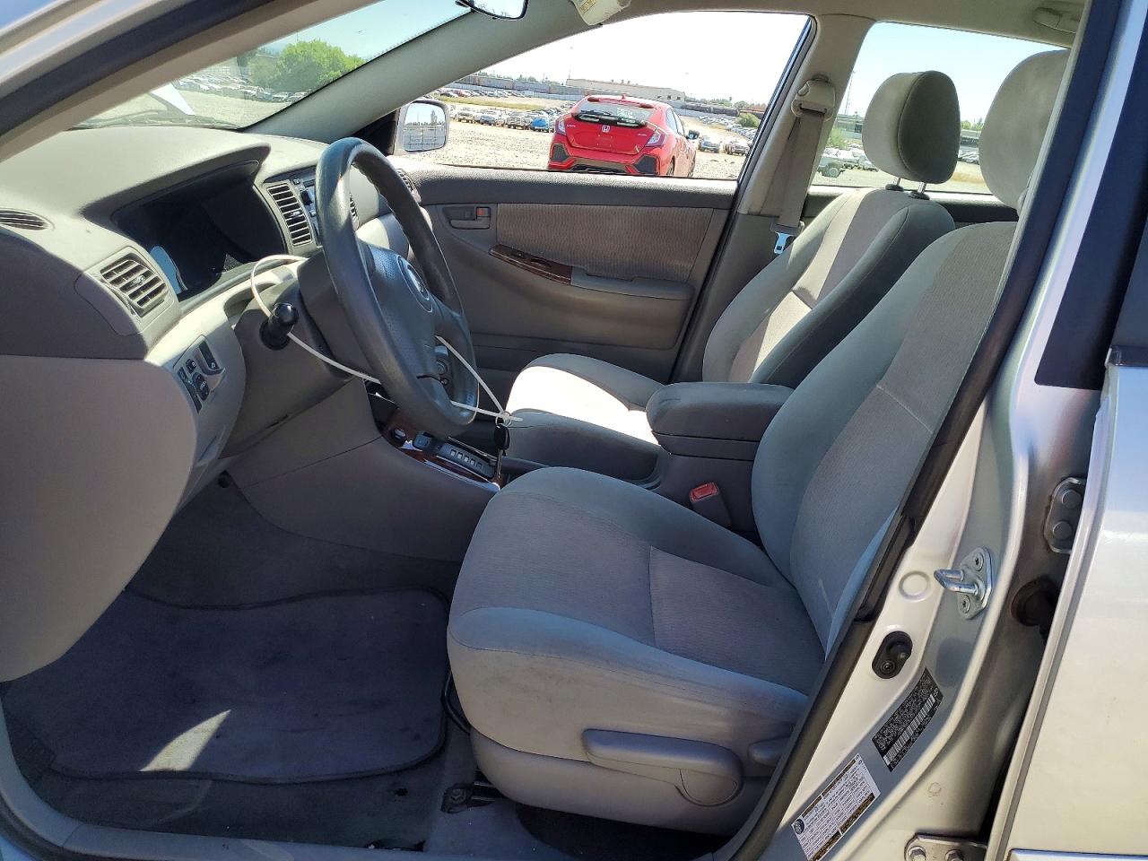 2006 Toyota Corolla Le Silver vin: JTDBR32E760091012