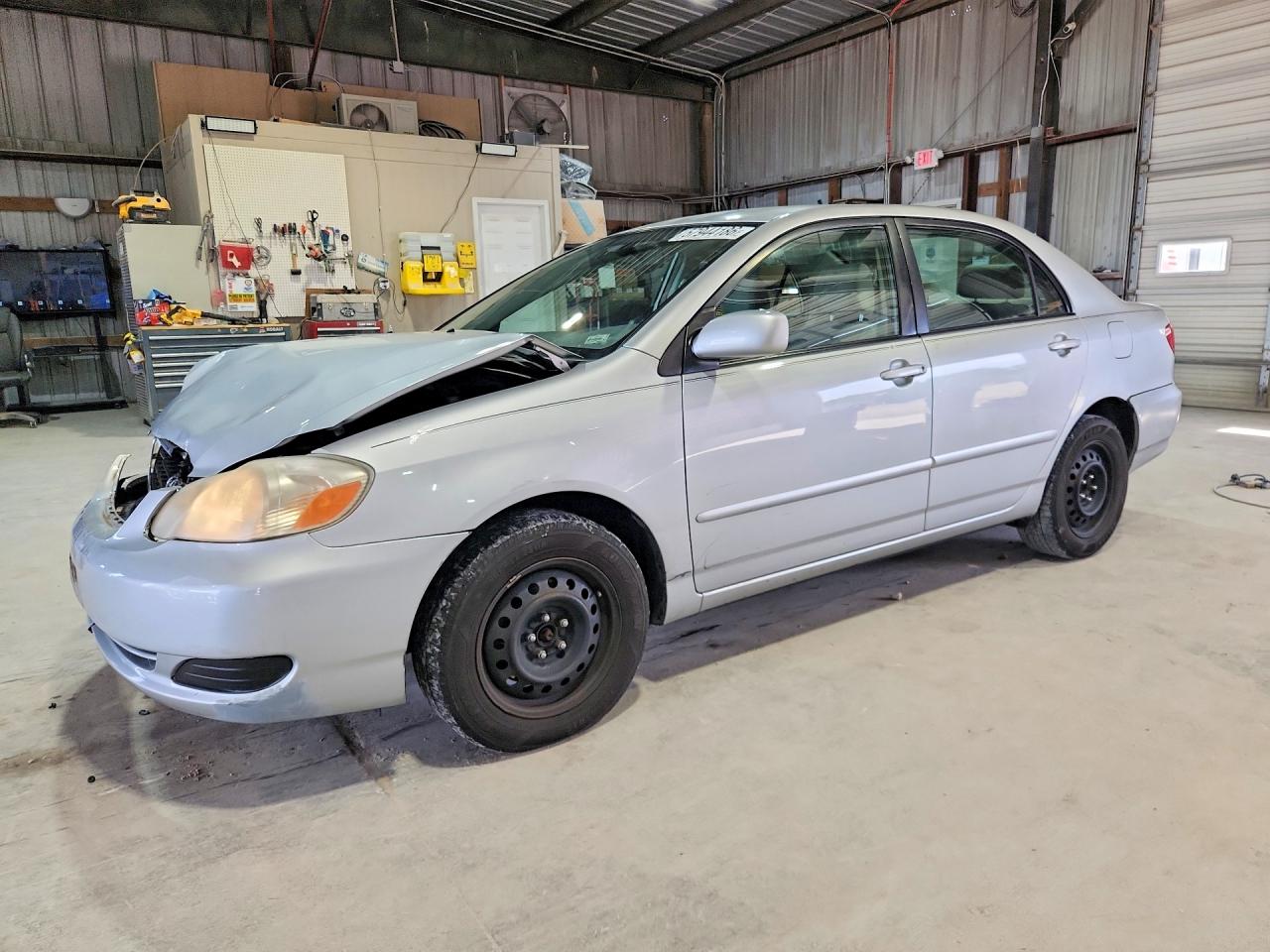 2006 Toyota Corolla Le Silver vin: JTDBR32E760093195