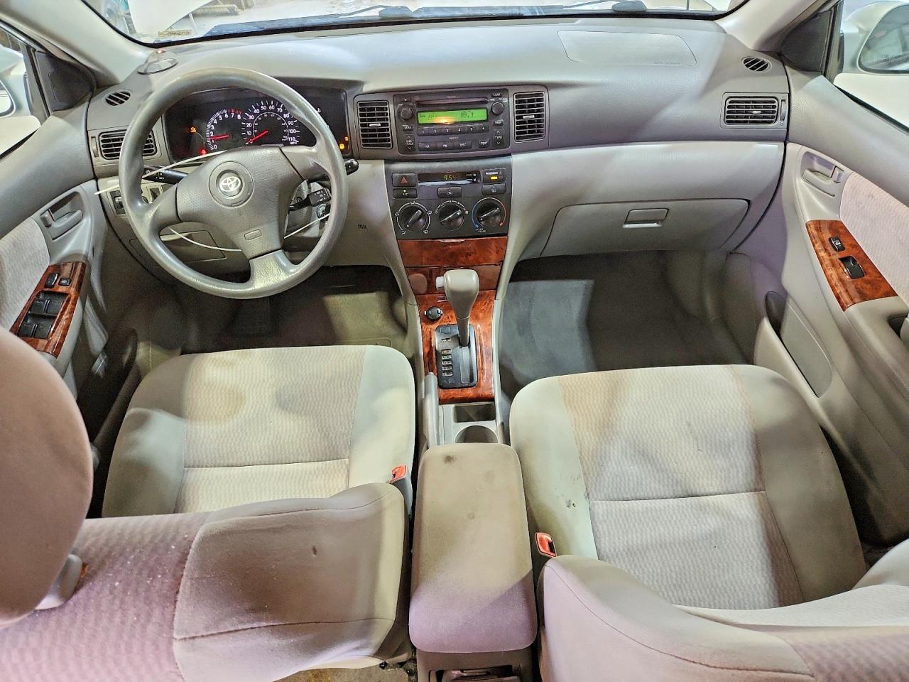2006 Toyota Corolla Le Серебряный vin: JTDBR32E760093195