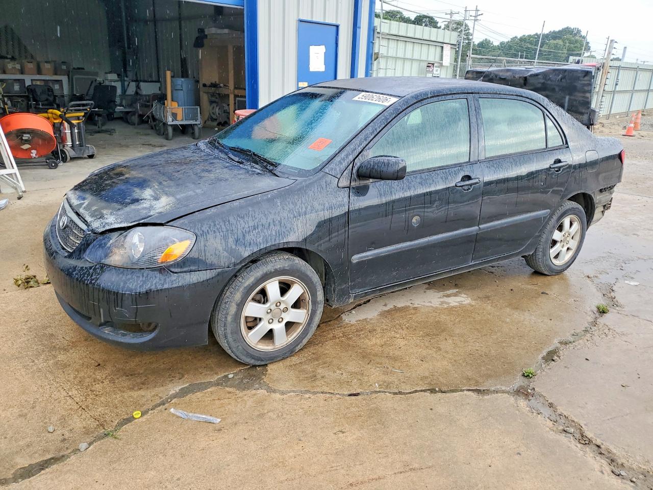 2006 Toyota Corolla Ce Black vin: JTDBR32E760098073