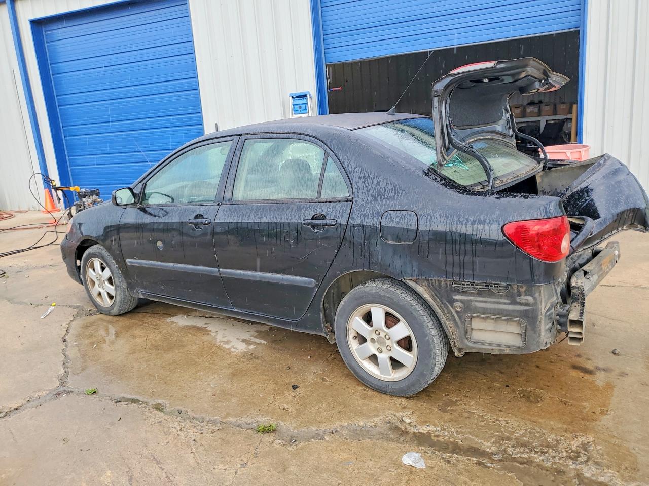 2006 Toyota Corolla Ce Black vin: JTDBR32E760098073