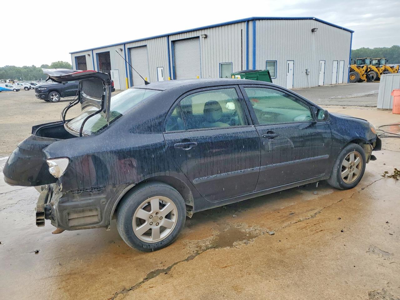 2006 Toyota Corolla Ce Black vin: JTDBR32E760098073