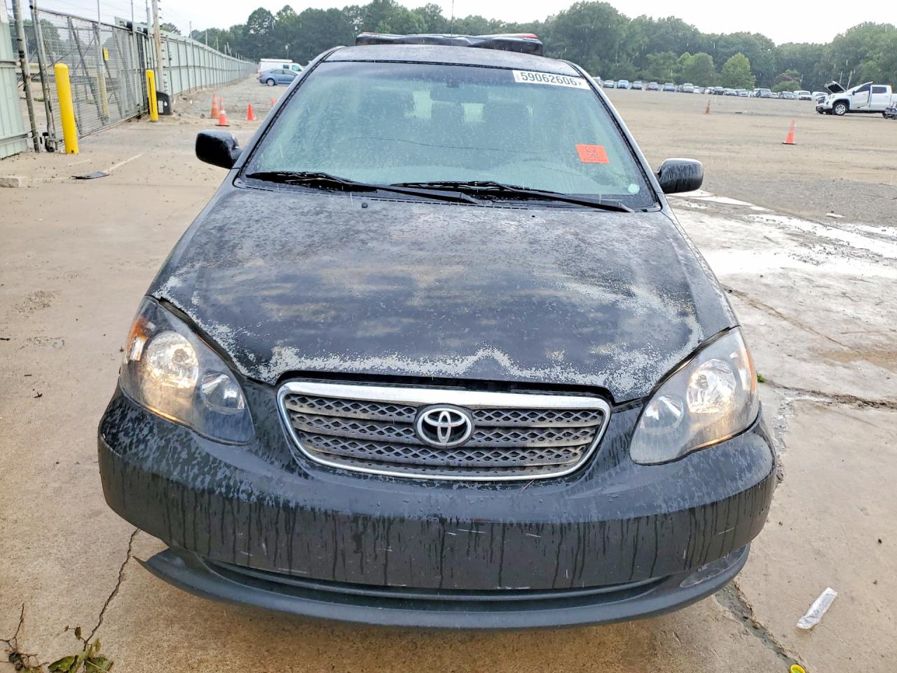 2006 Toyota Corolla Ce Black vin: JTDBR32E760098073