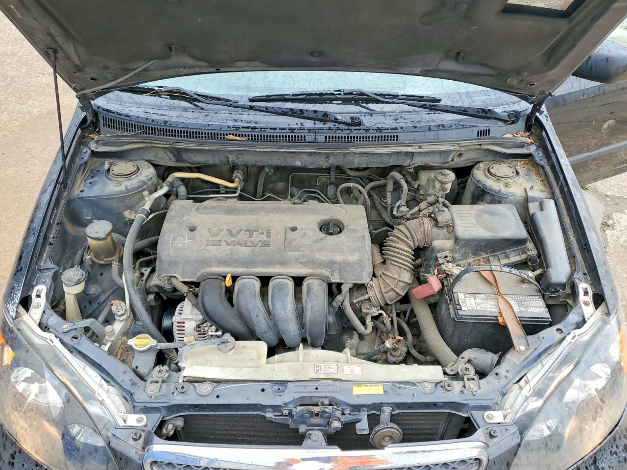 2006 Toyota Corolla Ce Black vin: JTDBR32E760098073