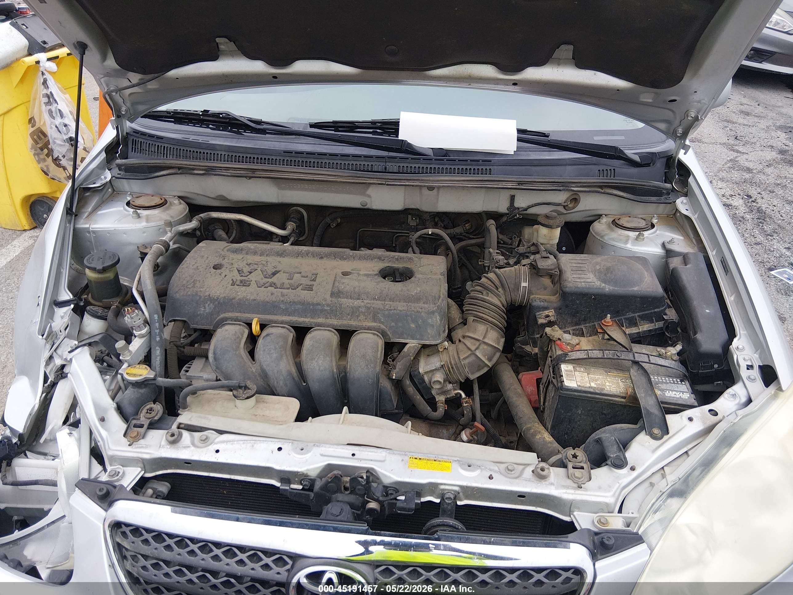 2007 Toyota Corolla Le Gray vin: JTDBR32E770107419
