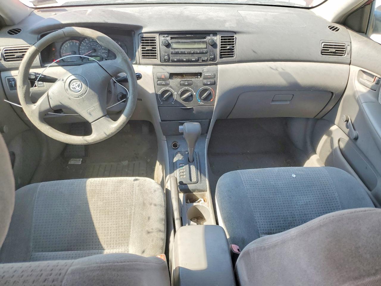 2007 Toyota Corolla Ce Red vin: JTDBR32E770120042