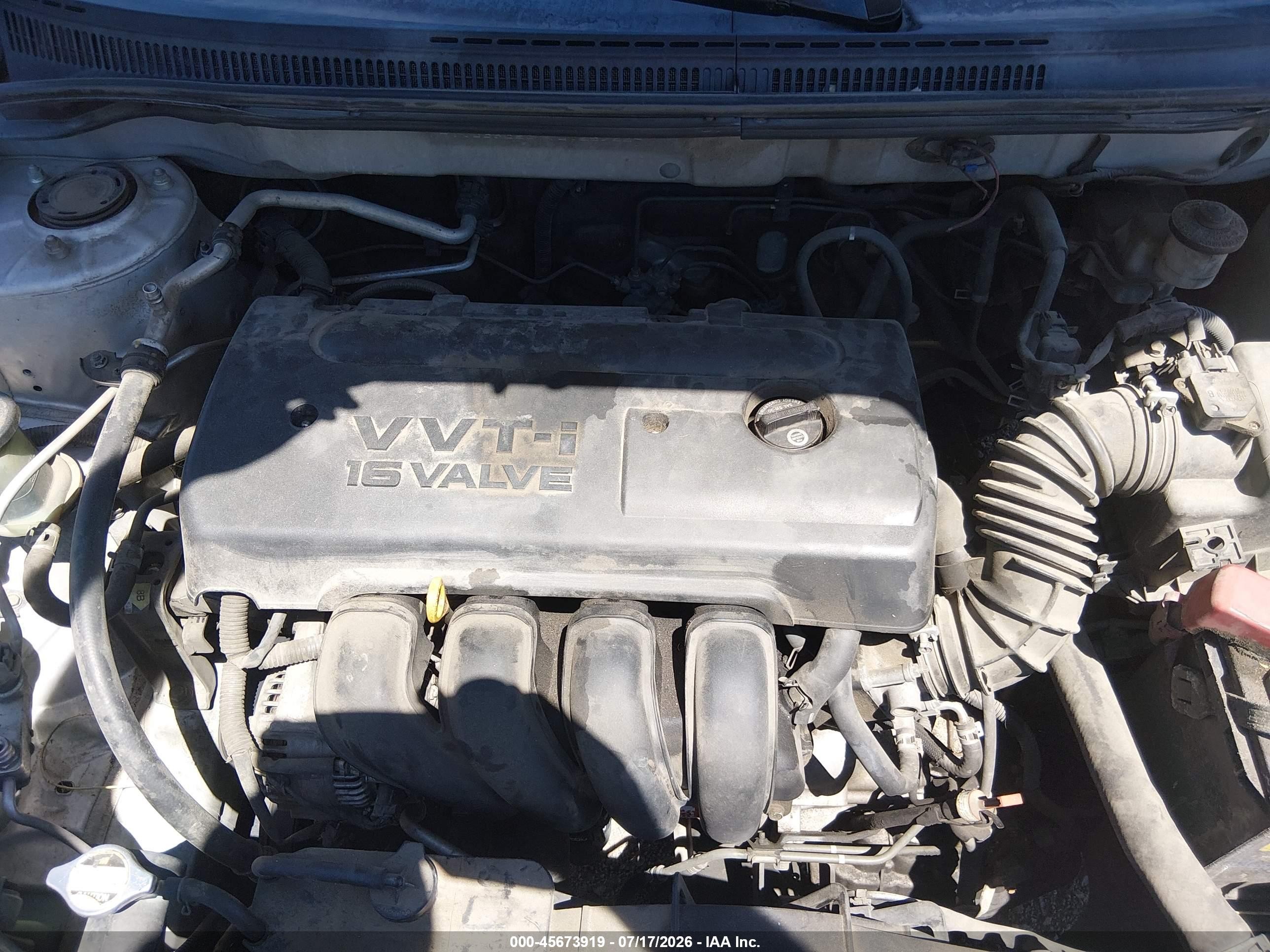 2007 Toyota Corolla Ce Silver vin: JTDBR32E770125922