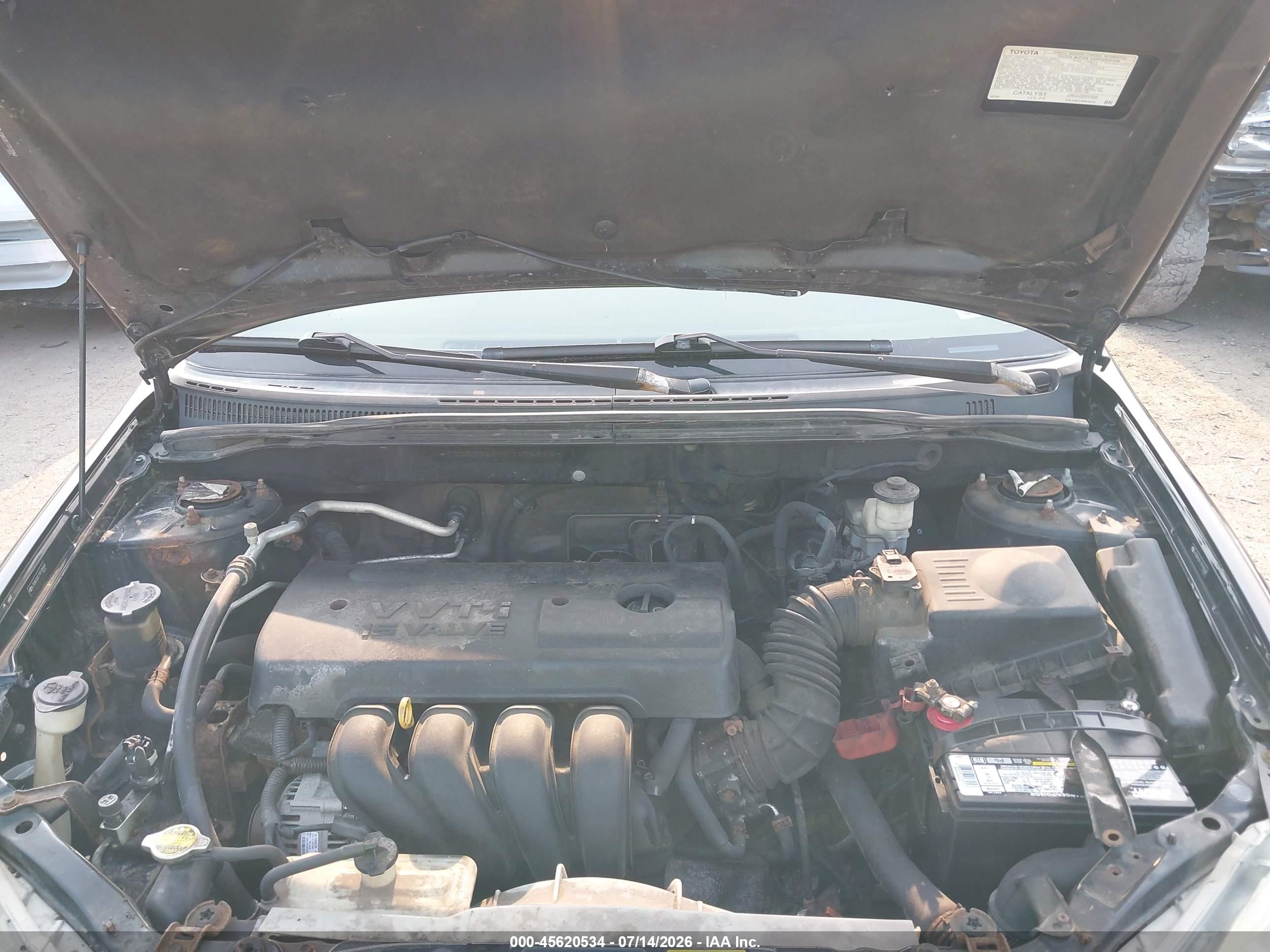 2007 Toyota Corolla Le Black vin: JTDBR32E770135964