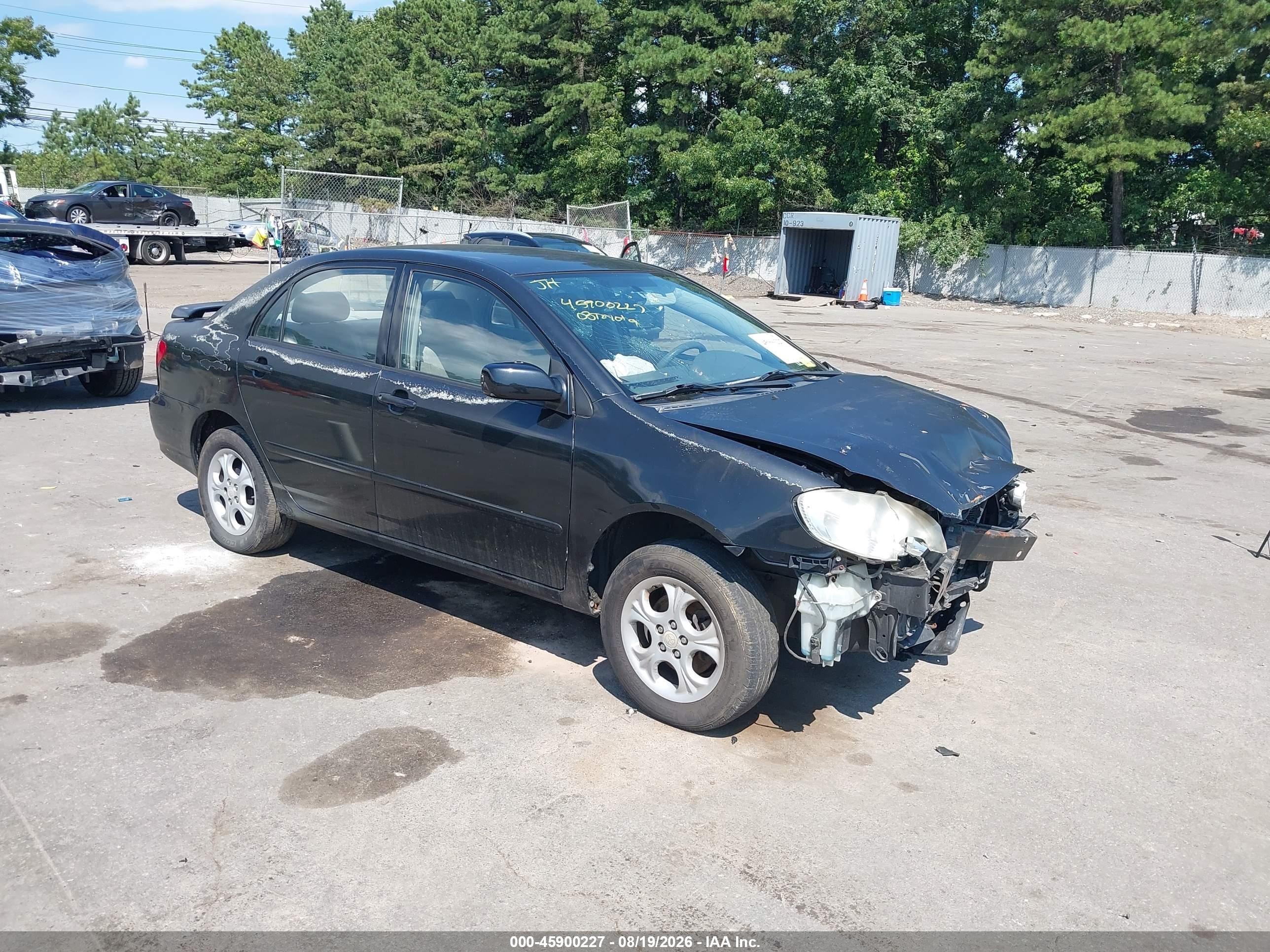 2003 Toyota Corolla Le Black vin: JTDBR32E830003225