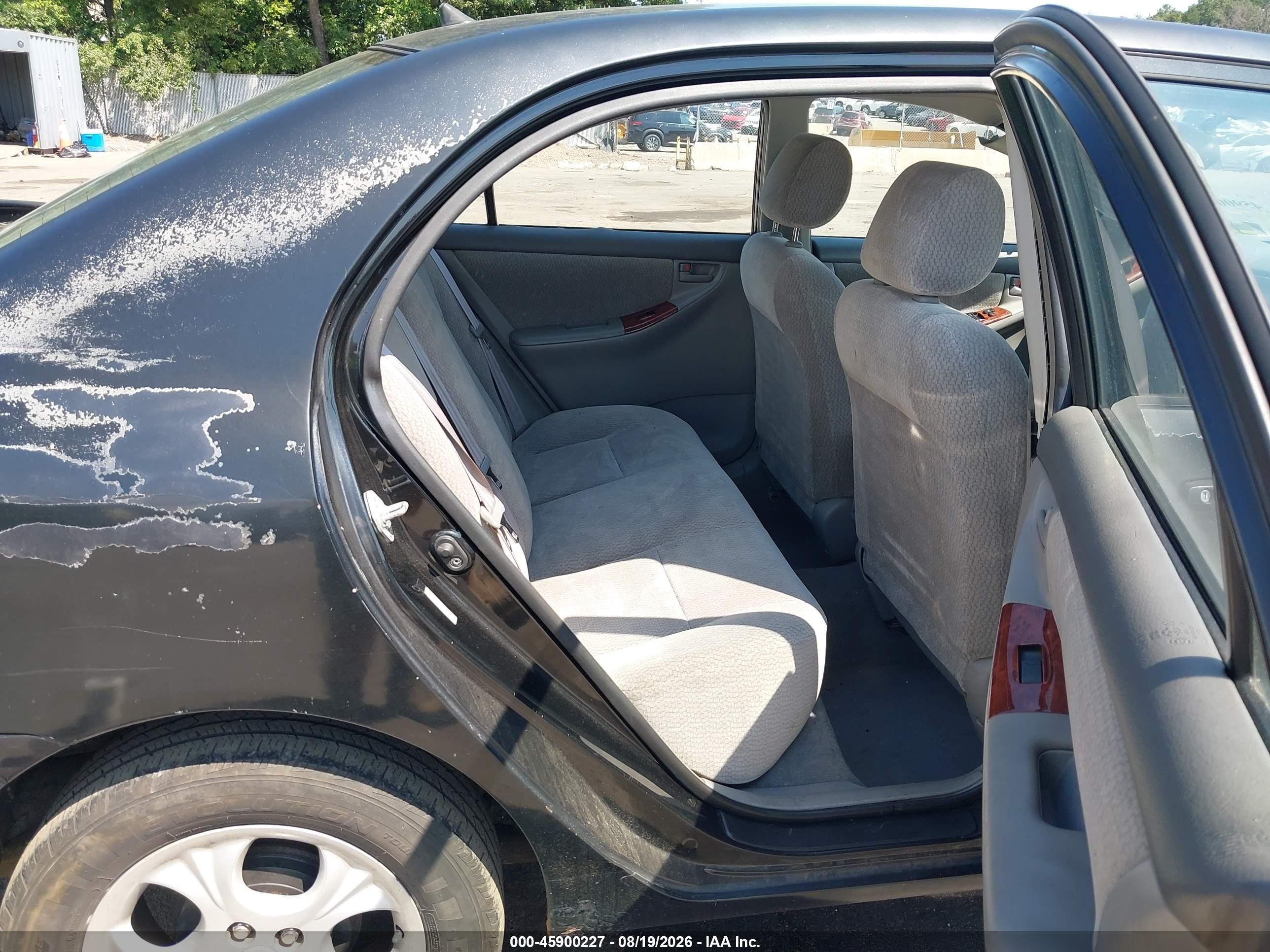 2003 Toyota Corolla Le Black vin: JTDBR32E830003225