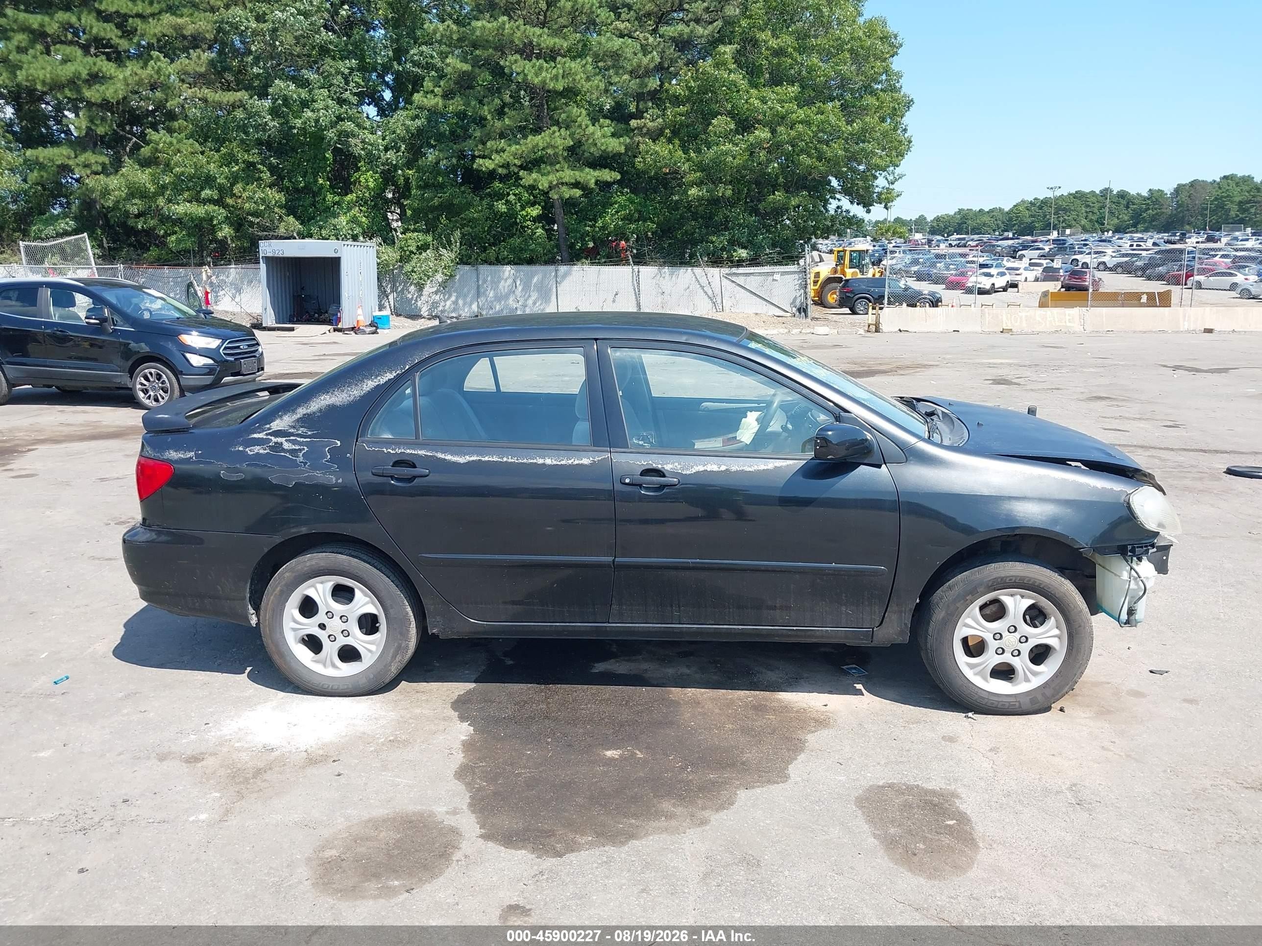 2003 Toyota Corolla Le Black vin: JTDBR32E830003225