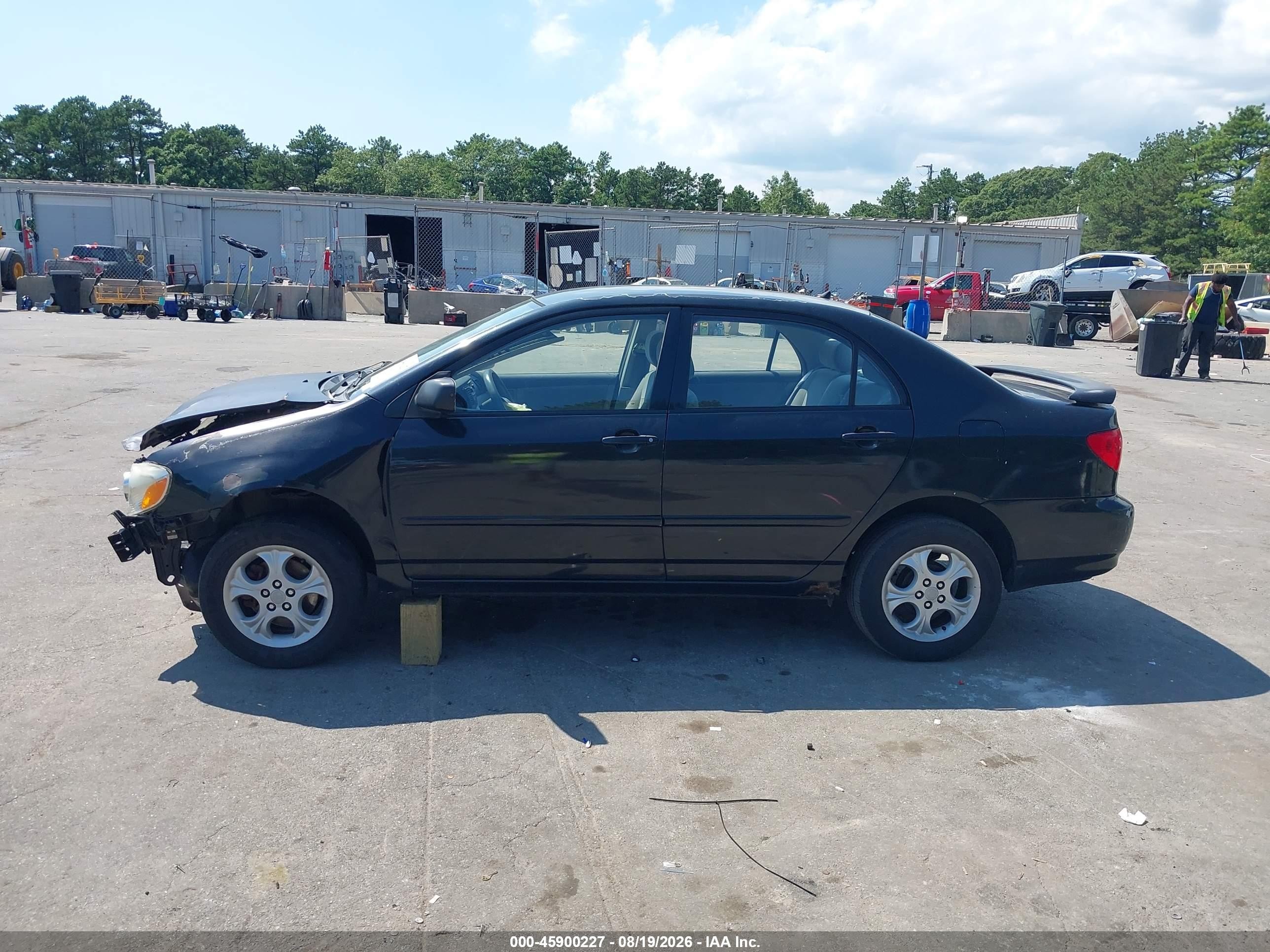 2003 Toyota Corolla Le Black vin: JTDBR32E830003225