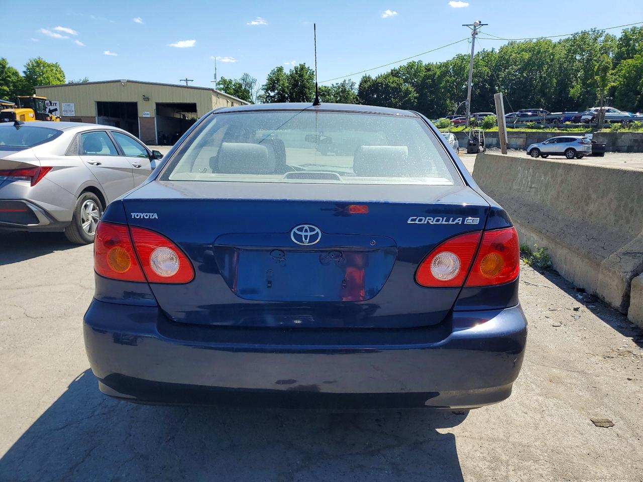2003 Toyota Corolla Ce Blue vin: JTDBR32E830011583