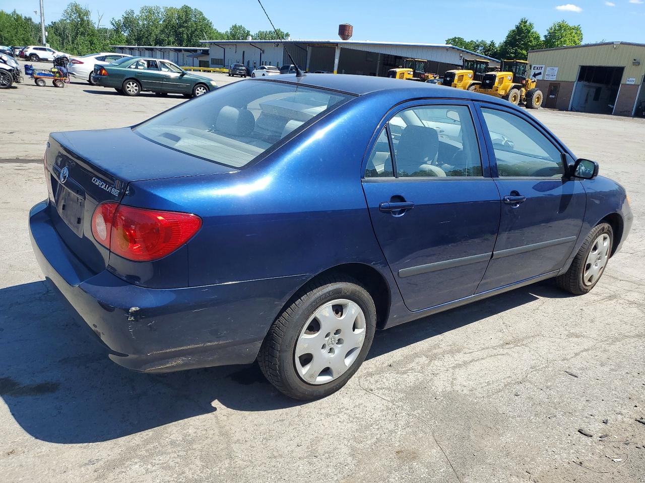 2003 Toyota Corolla Ce Blue vin: JTDBR32E830011583