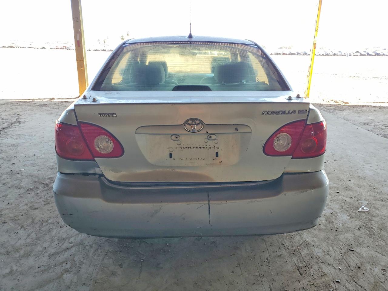 2003 Toyota Corolla Ce Silver vin: JTDBR32E830018484