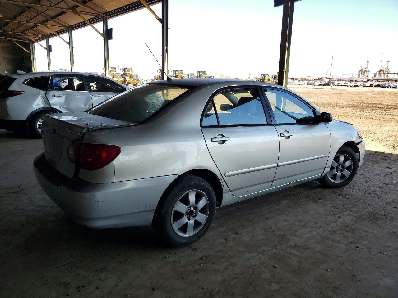 2003 Toyota Corolla Ce Silver vin: JTDBR32E830018484
