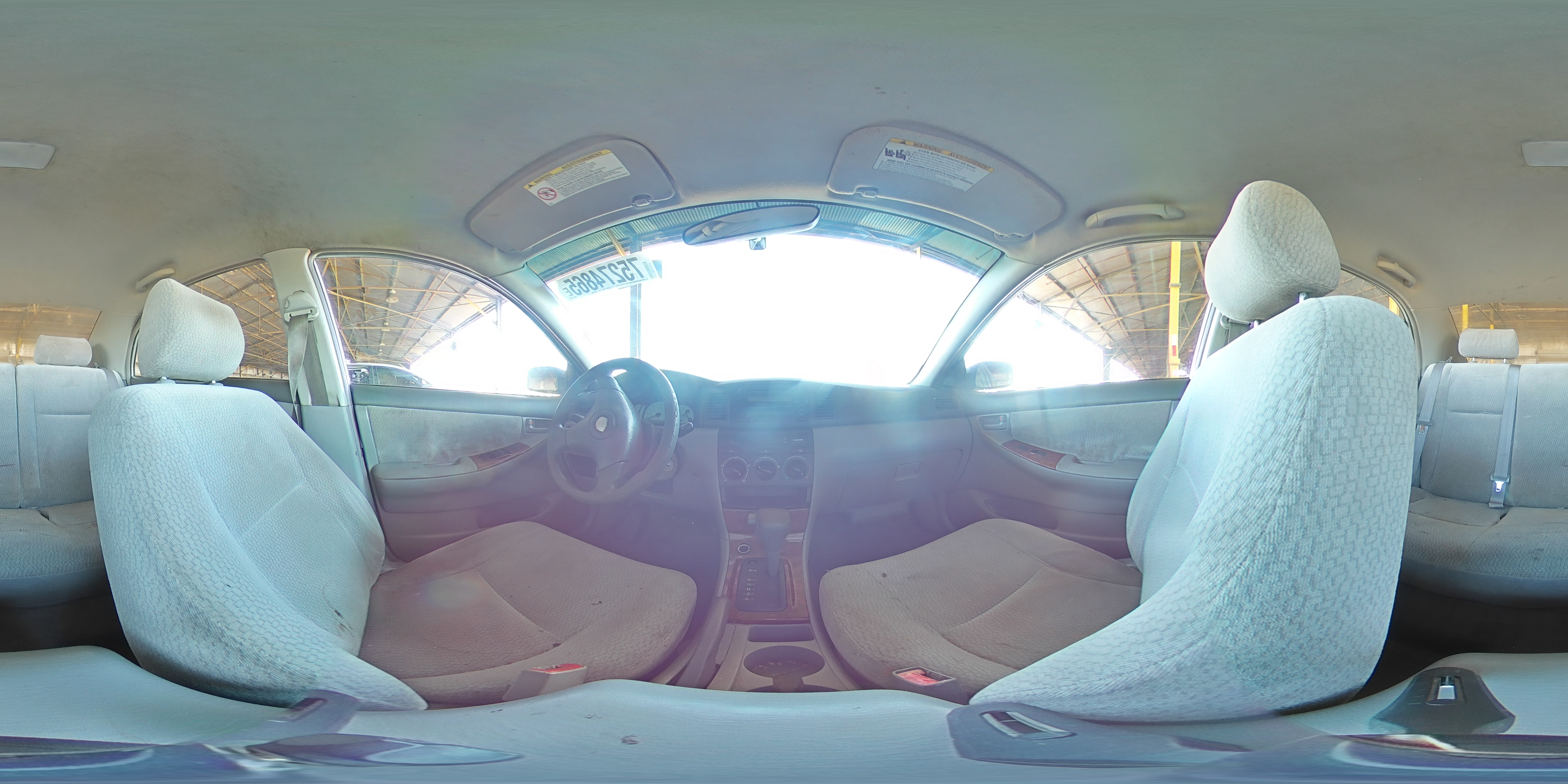 2003 Toyota Corolla Ce Silver vin: JTDBR32E830018484