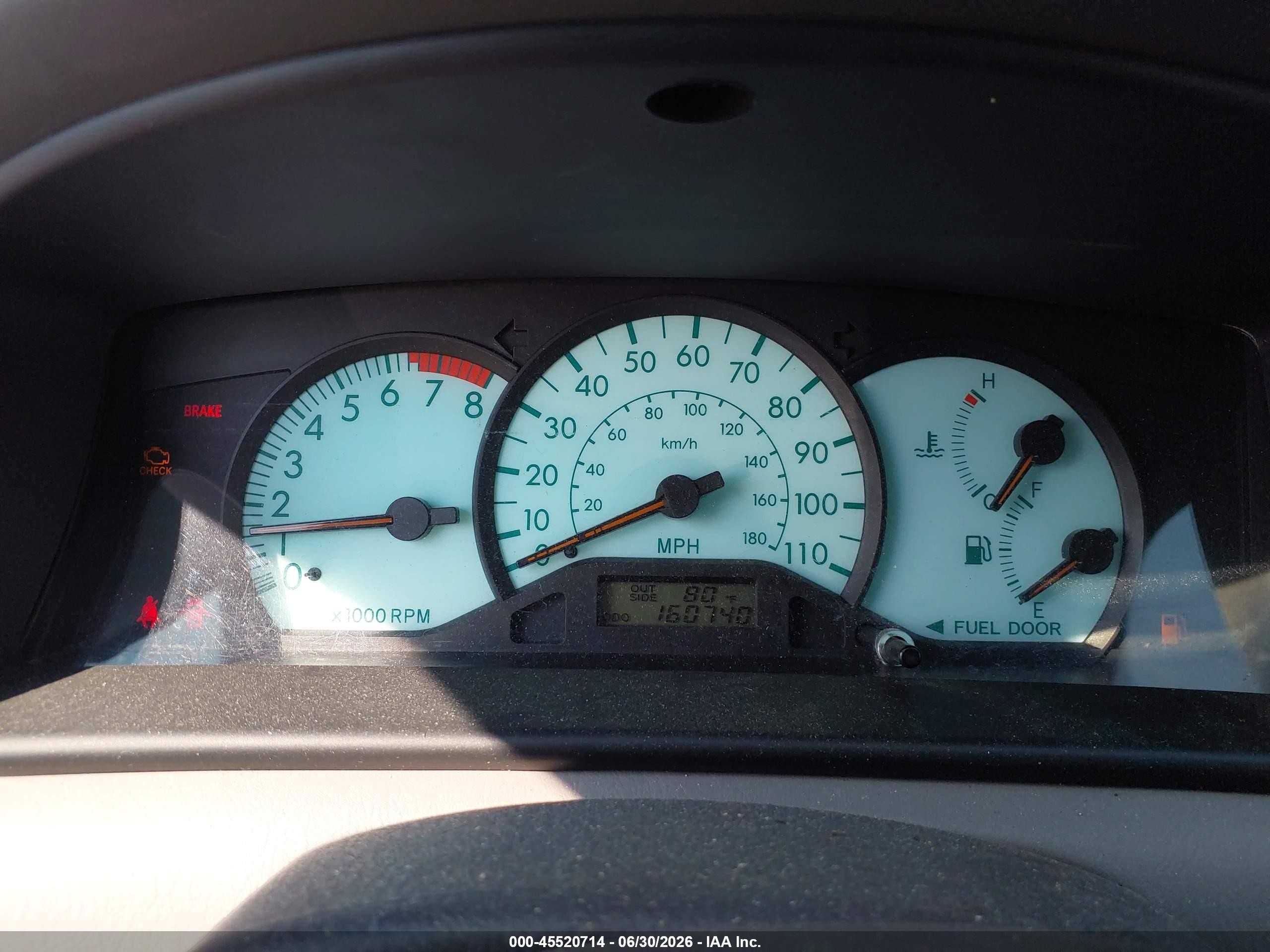 2003 Toyota Corolla Le Silver vin: JTDBR32E830022826