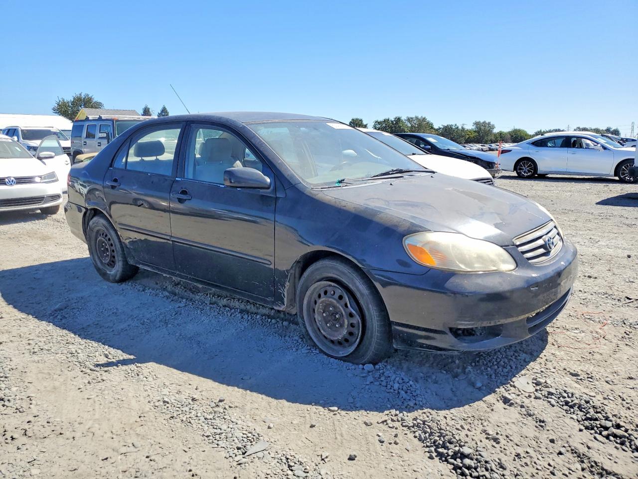 2003 Toyota Corolla Le Black vin: JTDBR32E830024088