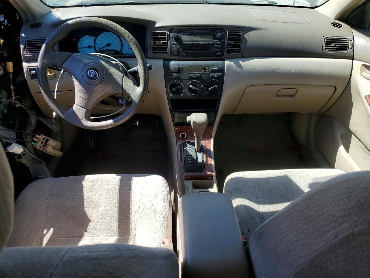2003 Toyota Corolla Le Black vin: JTDBR32E830024088