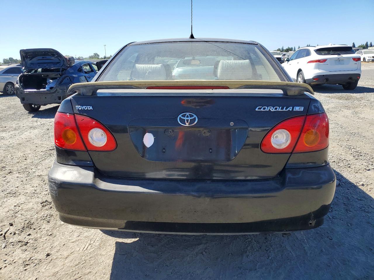 2003 Toyota Corolla Le Black vin: JTDBR32E830024088
