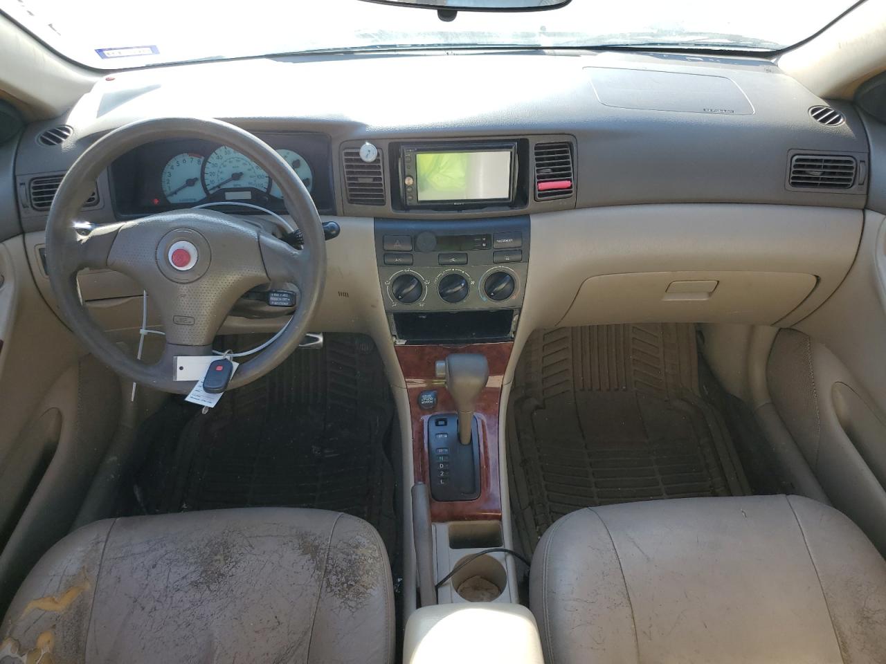 2003 Toyota Corolla Ce White vin: JTDBR32E830032241