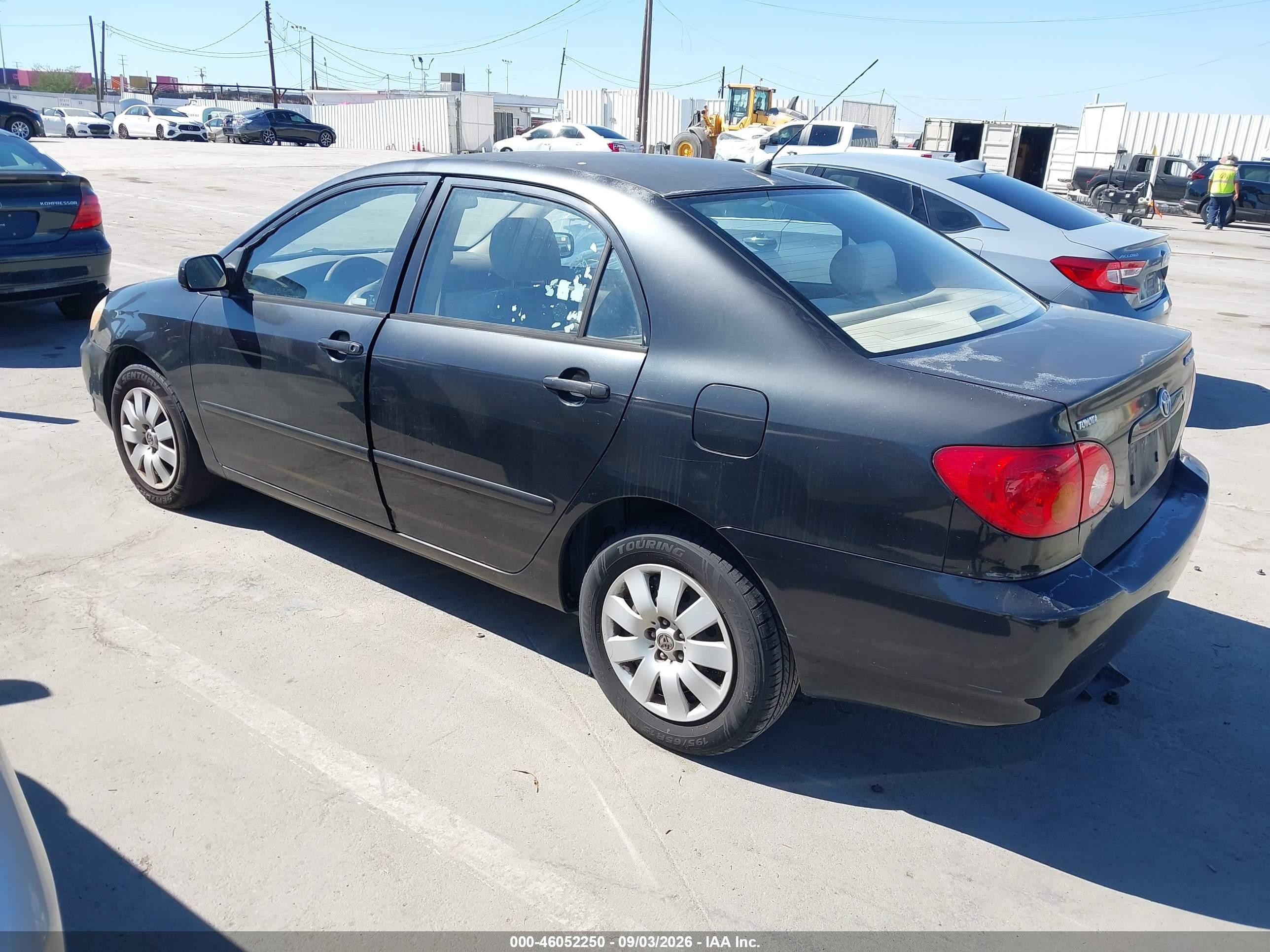 2003 Toyota Corolla Le Black vin: JTDBR32E830037097