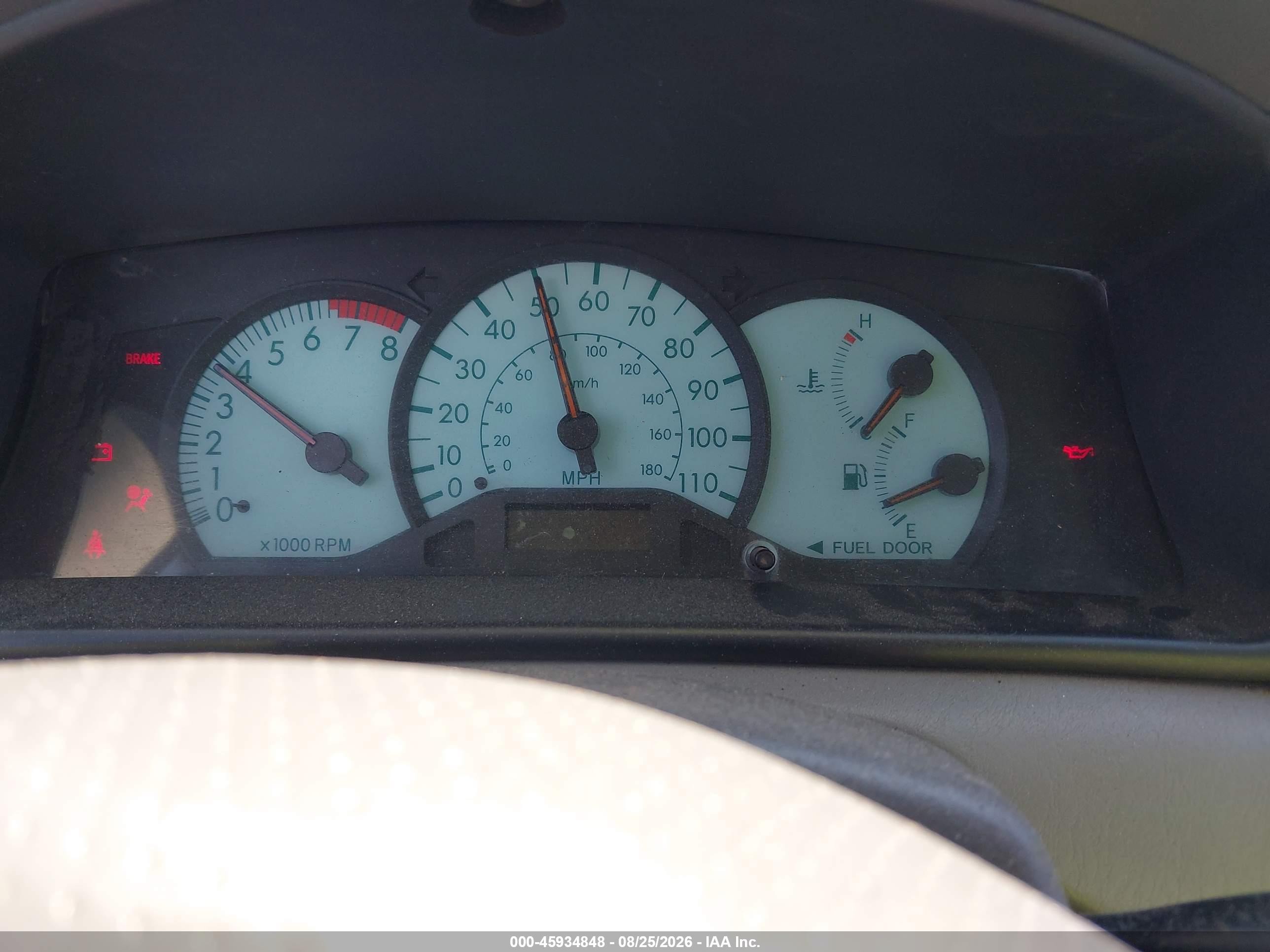 2003 Toyota Corolla Le Blue vin: JTDBR32E830041974