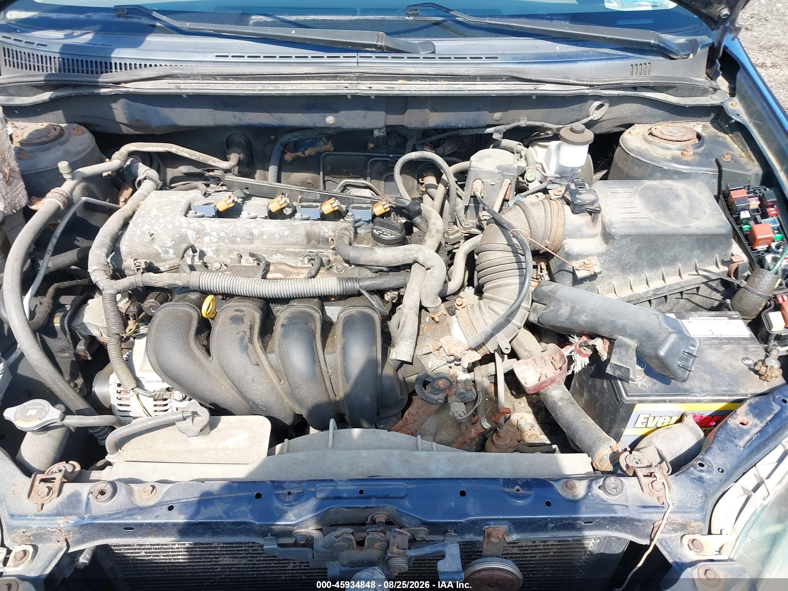 2003 Toyota Corolla Le Blue vin: JTDBR32E830041974