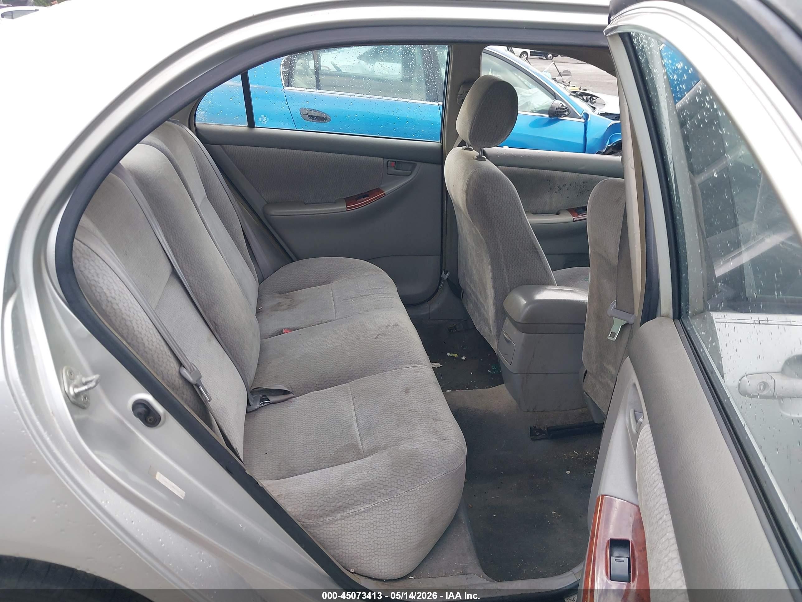 2003 Toyota Corolla Le Silver vin: JTDBR32E832002869