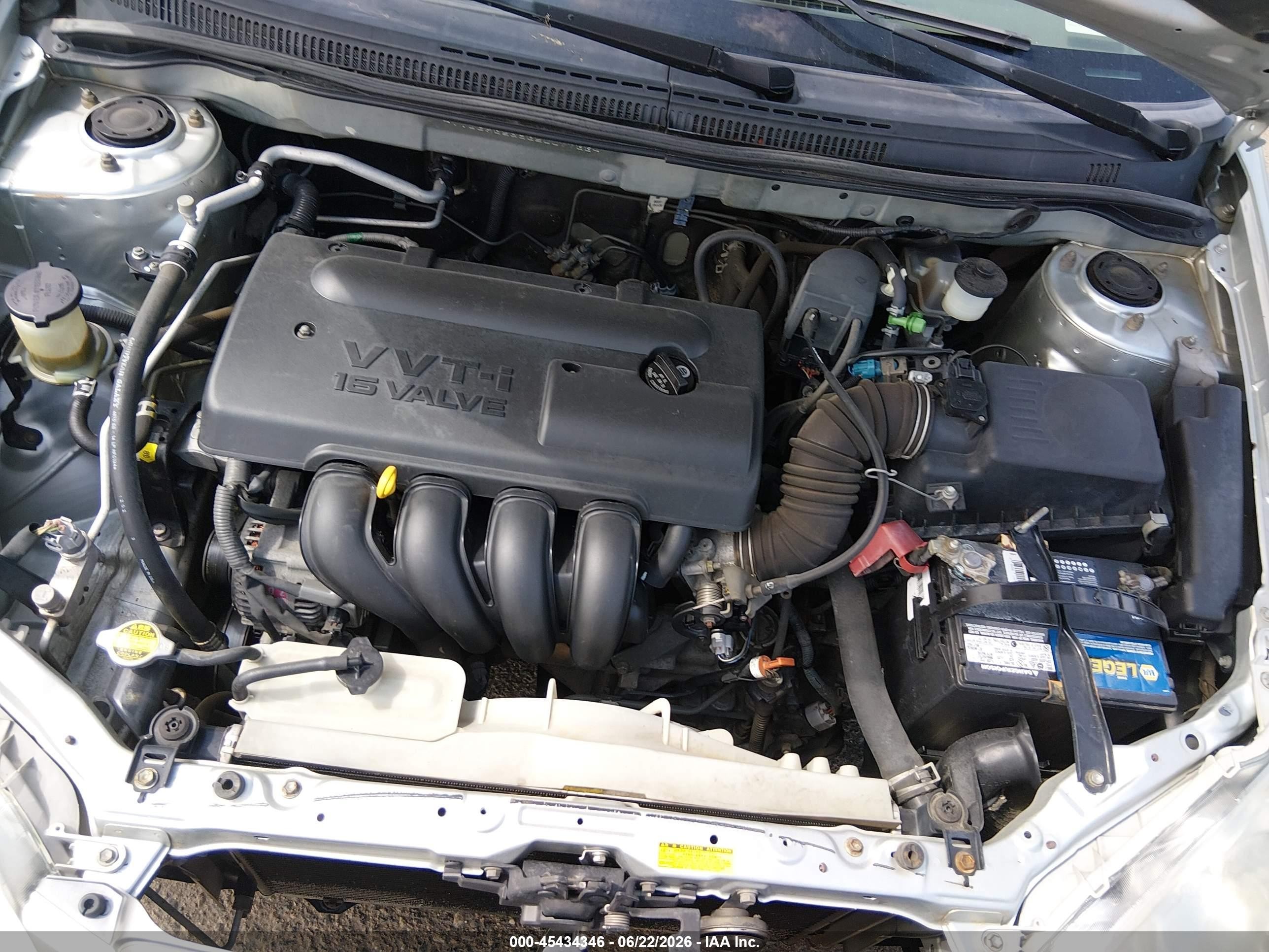 2003 Toyota Corolla Ce Серый vin: JTDBR32E832007733