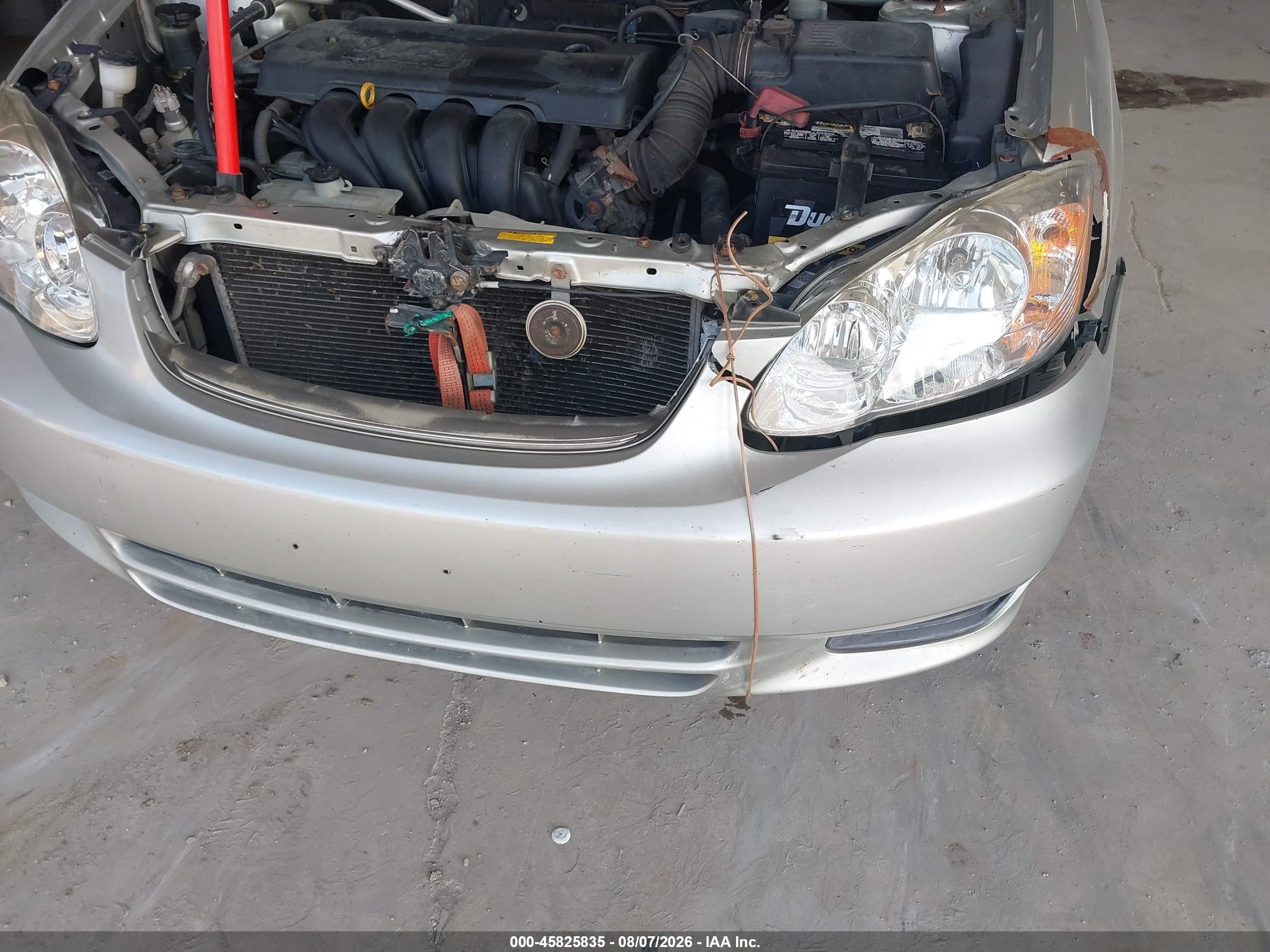 2003 Toyota Corolla Le Silver vin: JTDBR32E832012219