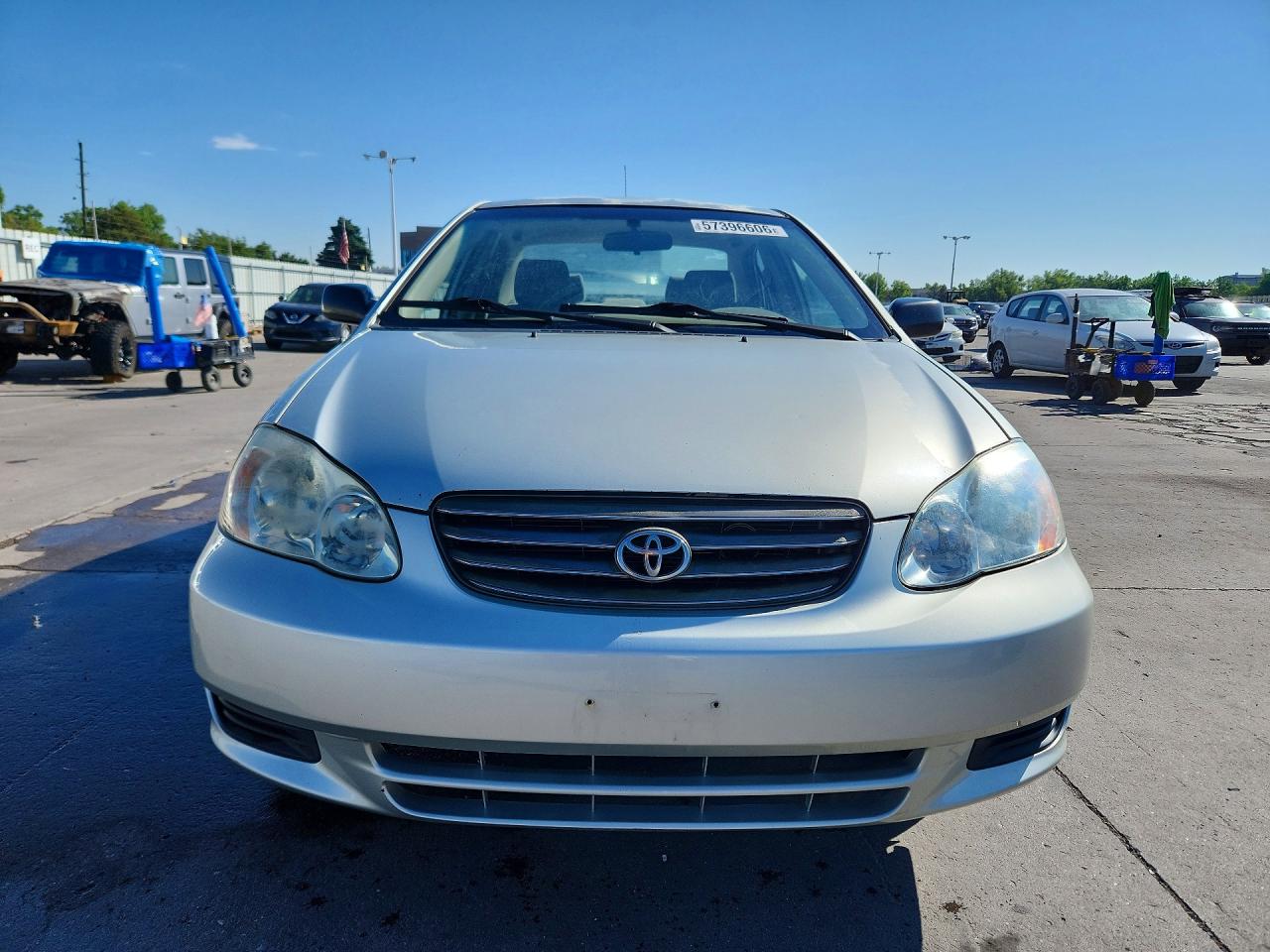 2003 Toyota Corolla Ce Серебряный vin: JTDBR32E832015587