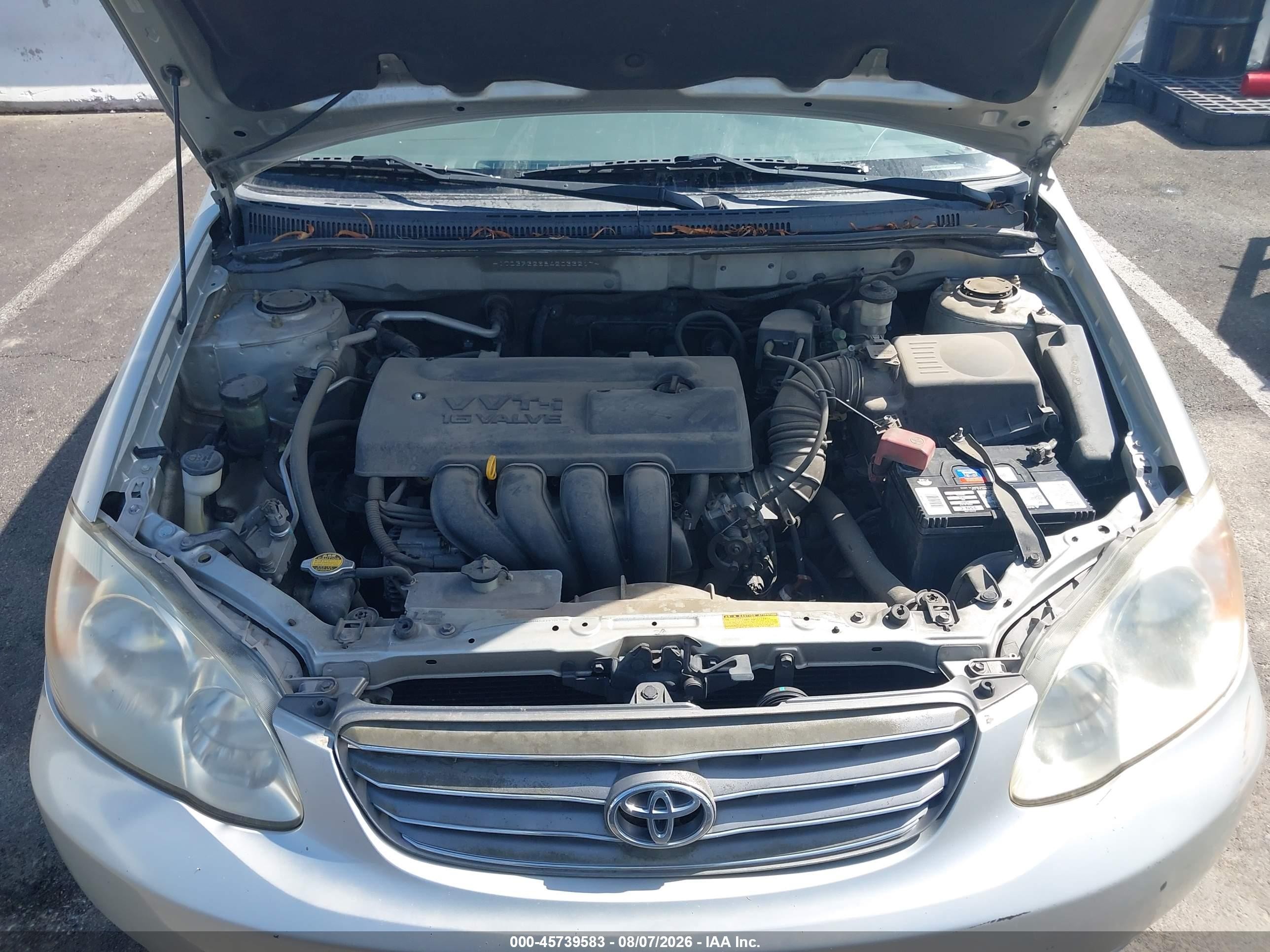 2004 Toyota Corolla Ce Серебряный vin: JTDBR32E842033217