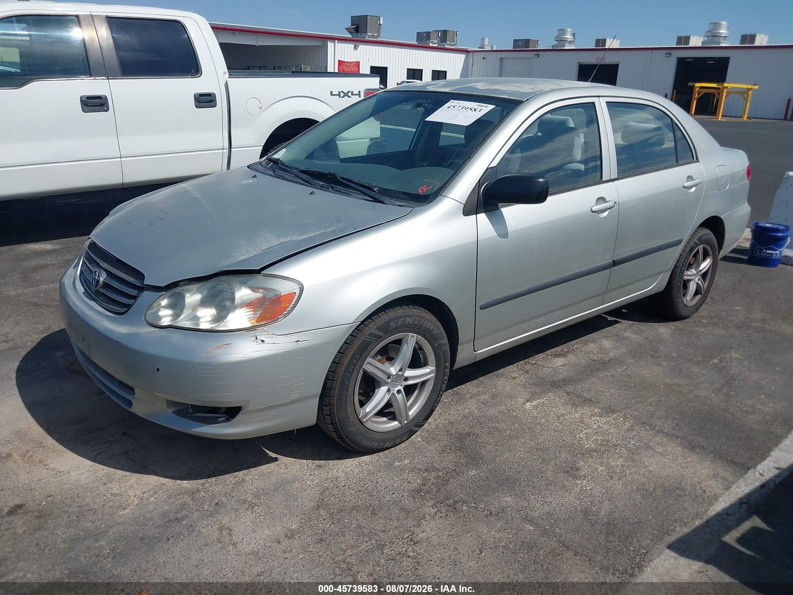 2004 Toyota Corolla Ce Серебряный vin: JTDBR32E842033217