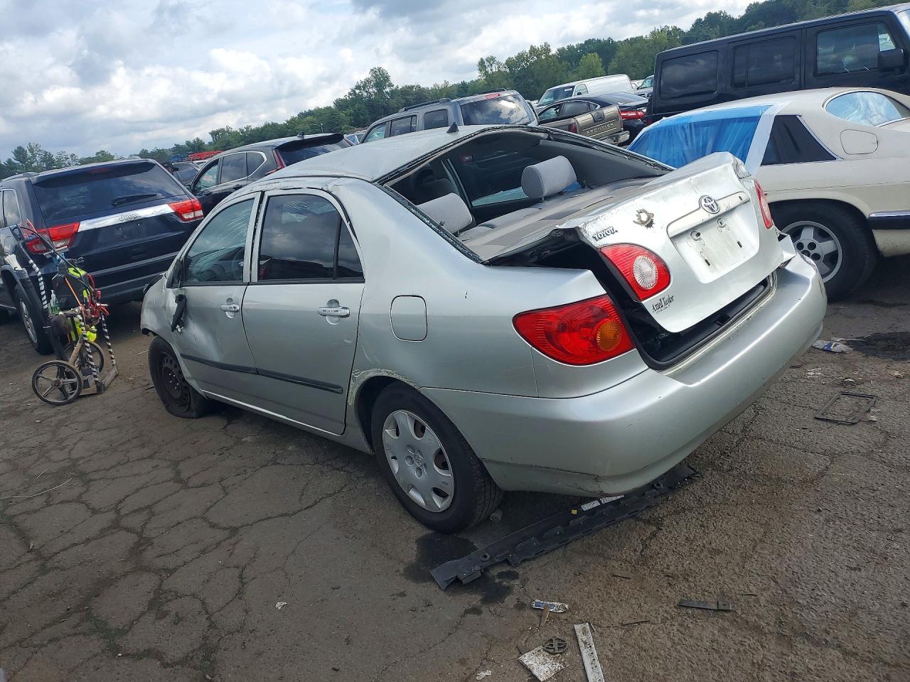 2004 Toyota Corolla Ce Серебряный vin: JTDBR32E842040538