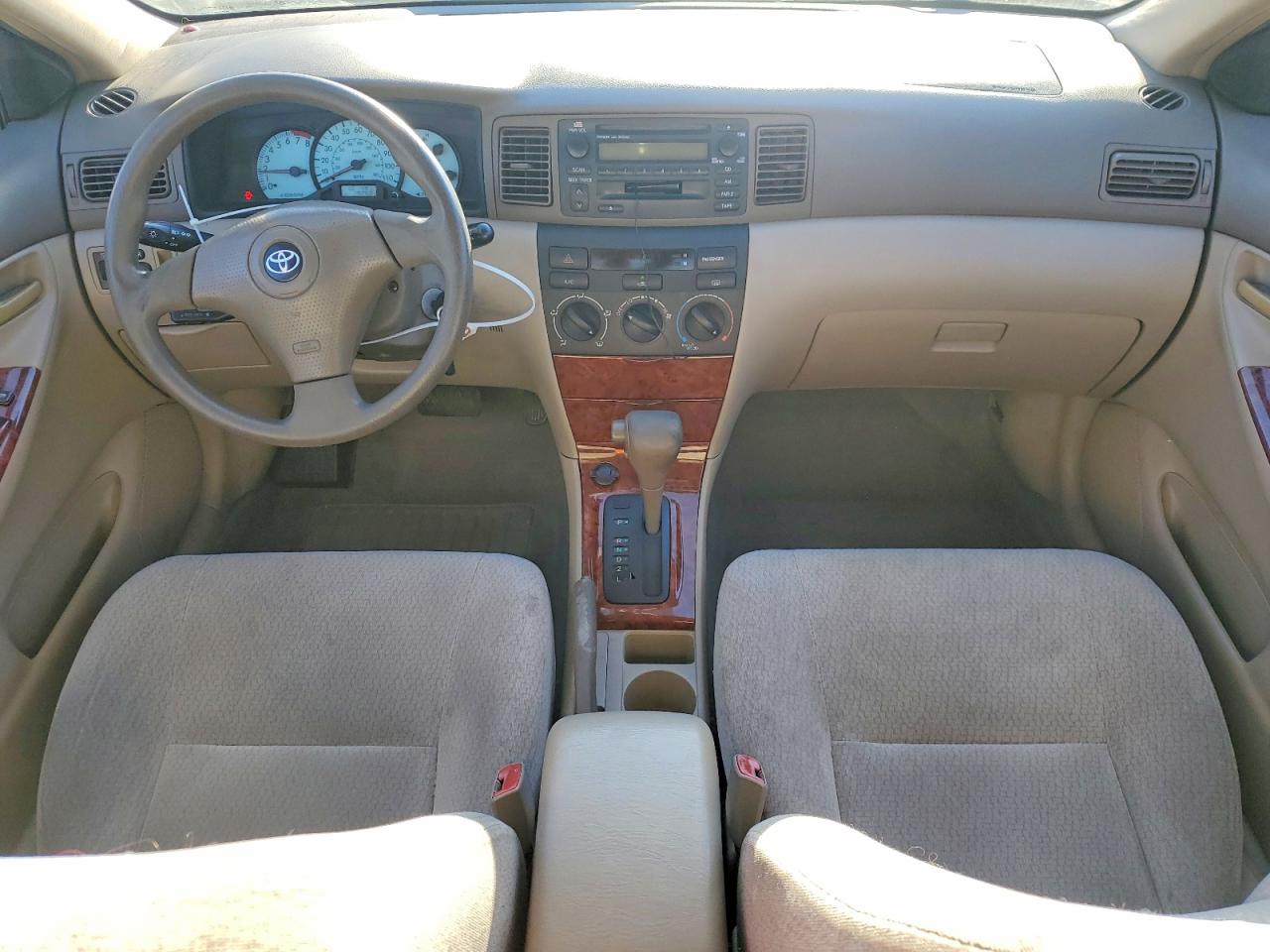 2004 Toyota Corolla Ce Black vin: JTDBR32E842041396