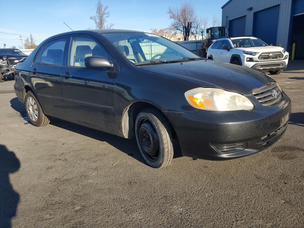 2004 Toyota Corolla Ce Black vin: JTDBR32E842041396