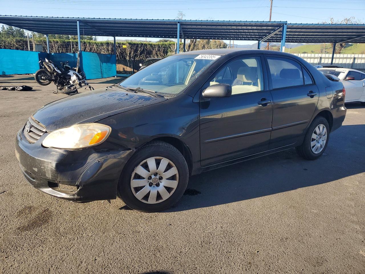 2004 Toyota Corolla Ce Black vin: JTDBR32E842041396