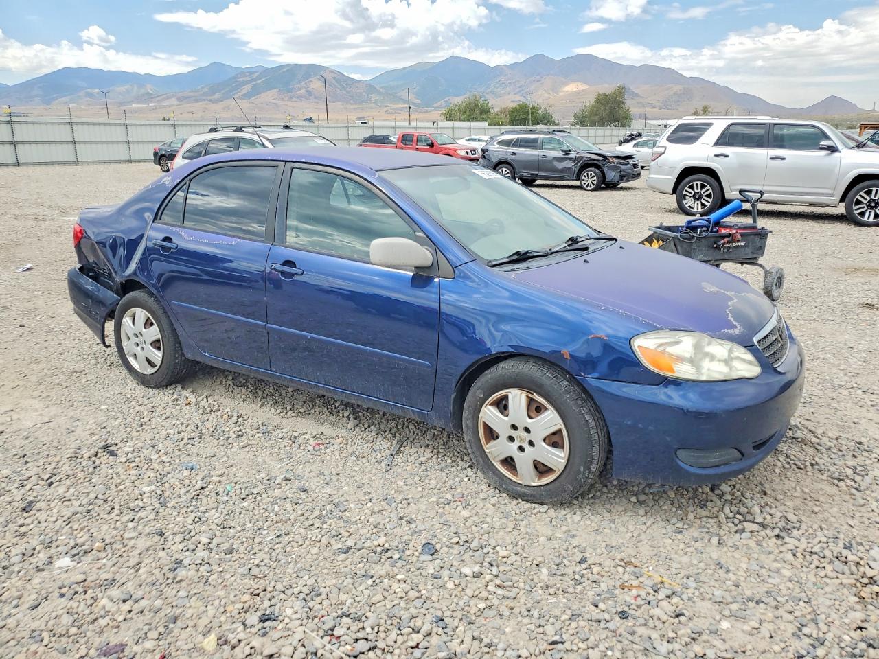 2005 Toyota Corolla Le Синий vin: JTDBR32E852065473