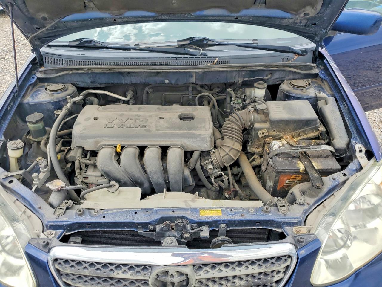 2005 Toyota Corolla Le Синий vin: JTDBR32E852065473