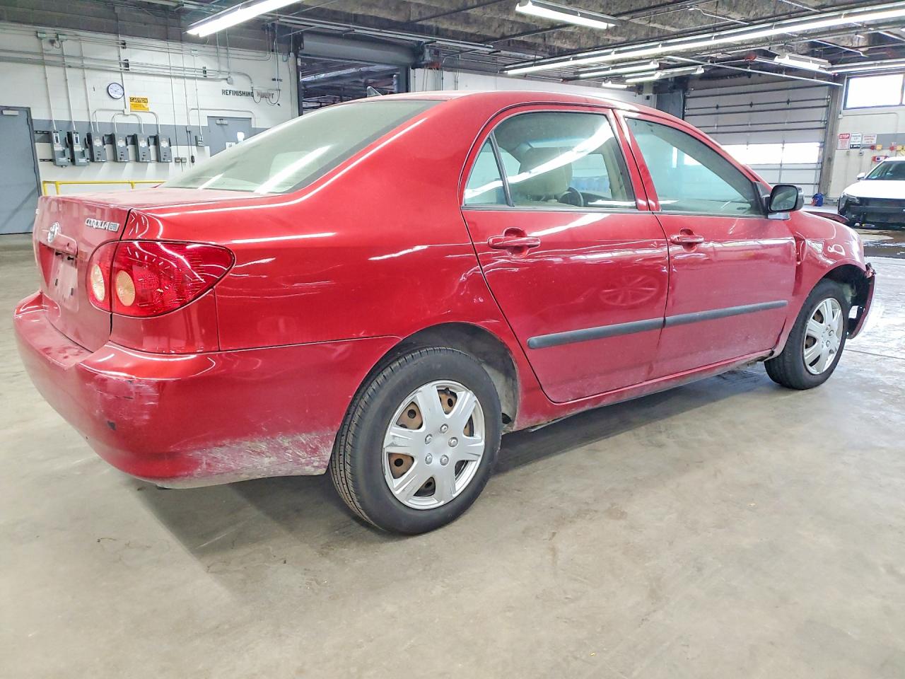 2006 Toyota Corolla Ce Red vin: JTDBR32E860071710