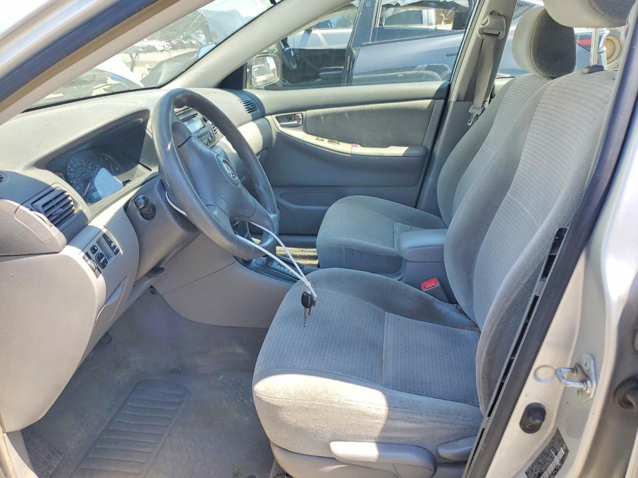 2006 Toyota Corolla Ce Silver vin: JTDBR32E860084764