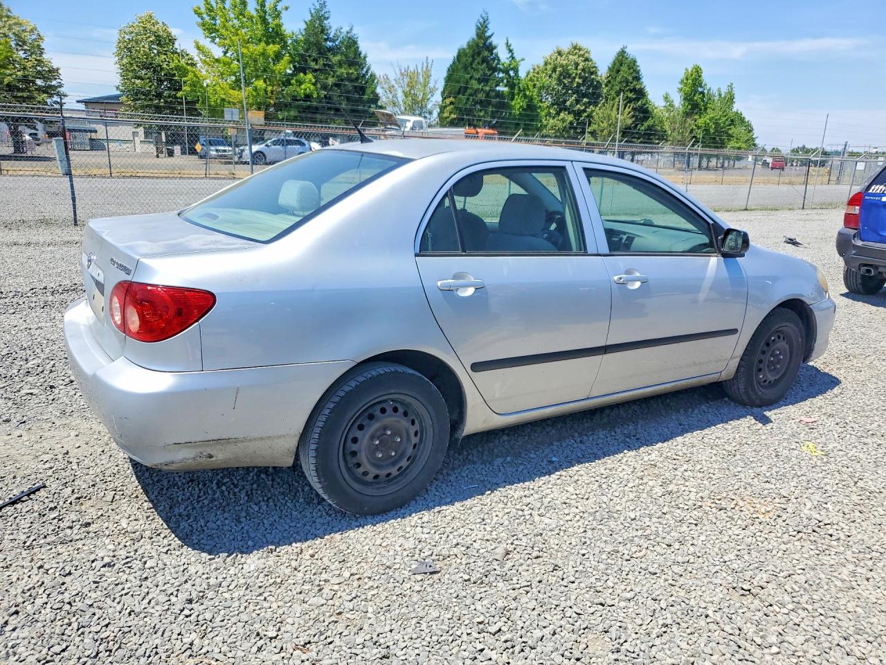 2006 Toyota Corolla Ce Silver vin: JTDBR32E860084764