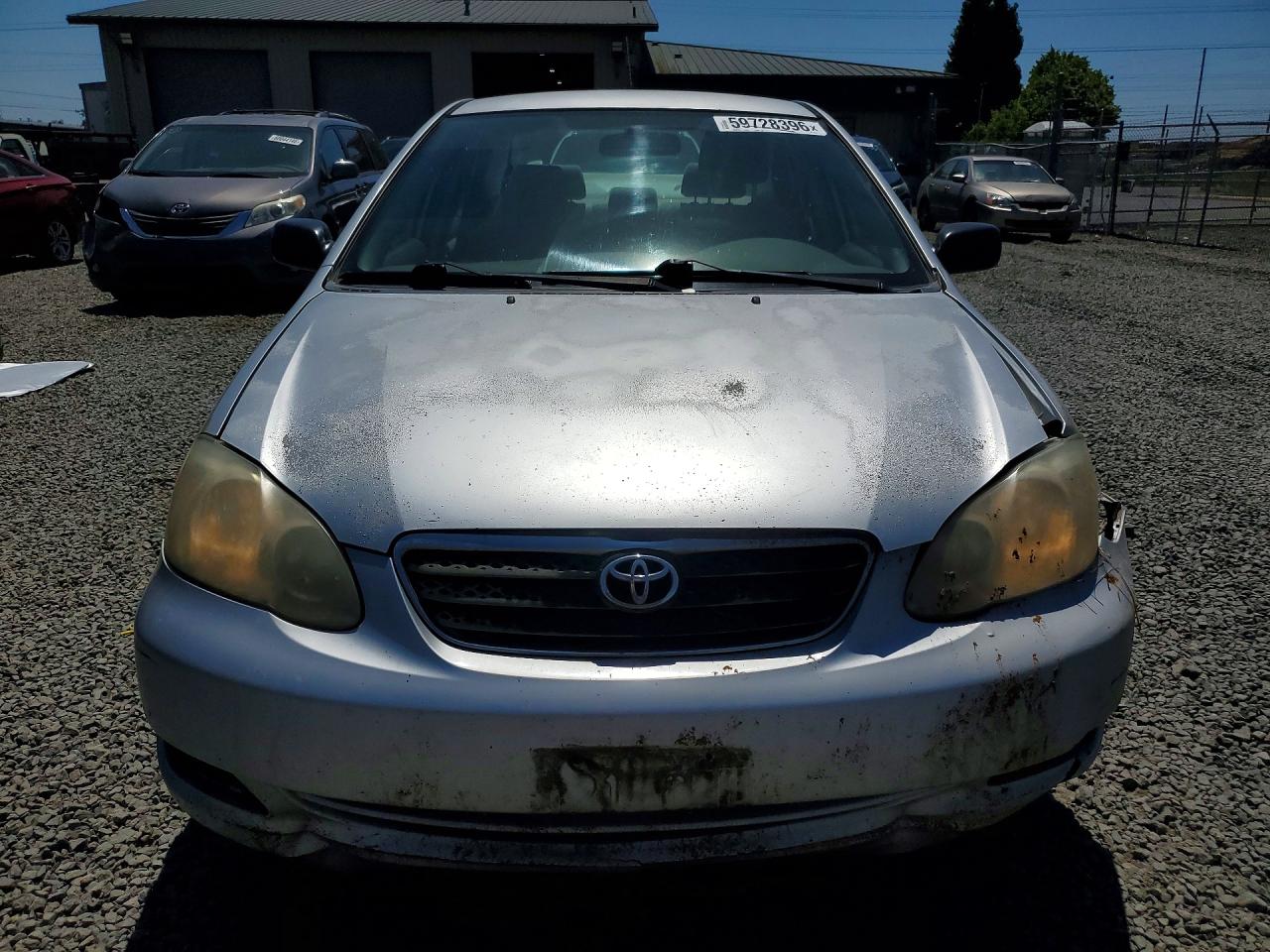 2006 Toyota Corolla Ce Silver vin: JTDBR32E860084764